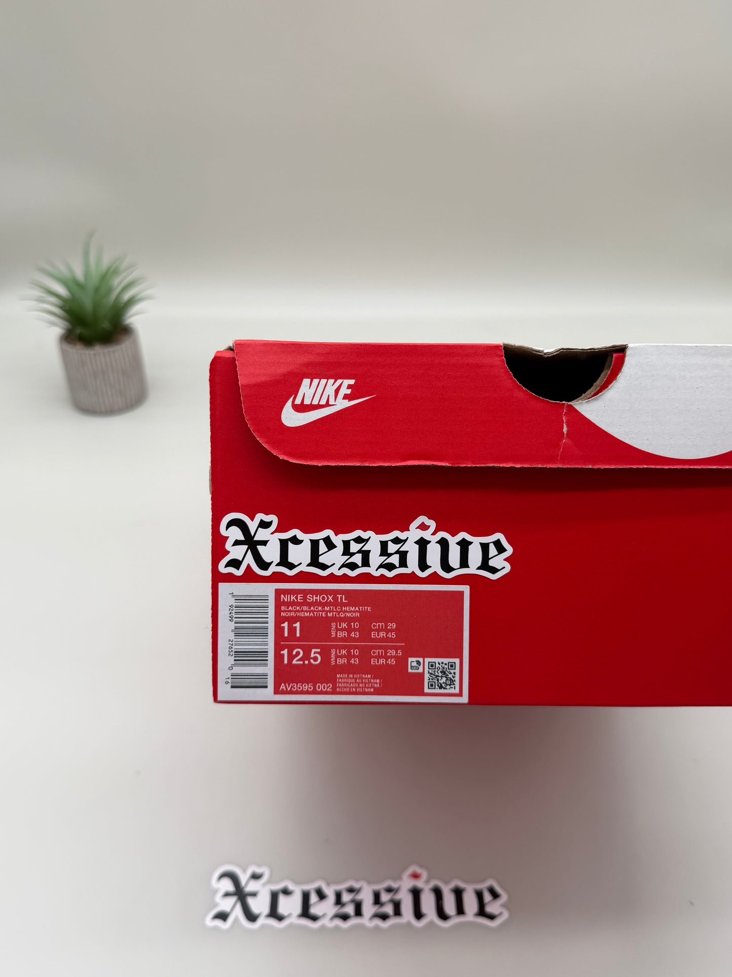 Nike Shox TL Black Metallic Hematite