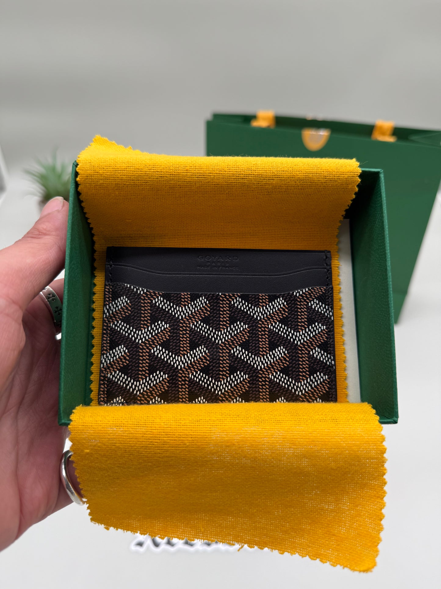 Goyard Saint Sulpice Cardholder Black