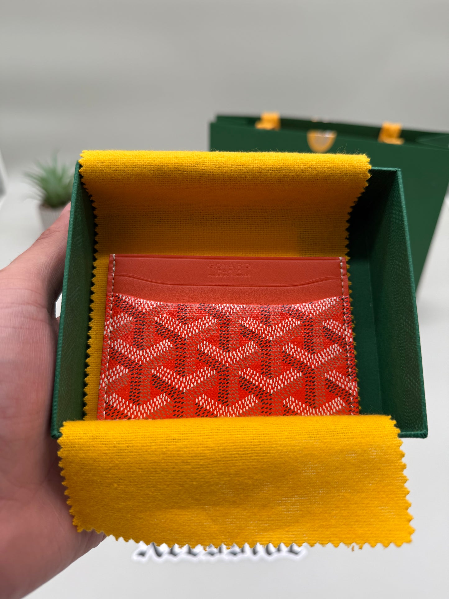 Goyard Saint Sulpice Orange Cardholder