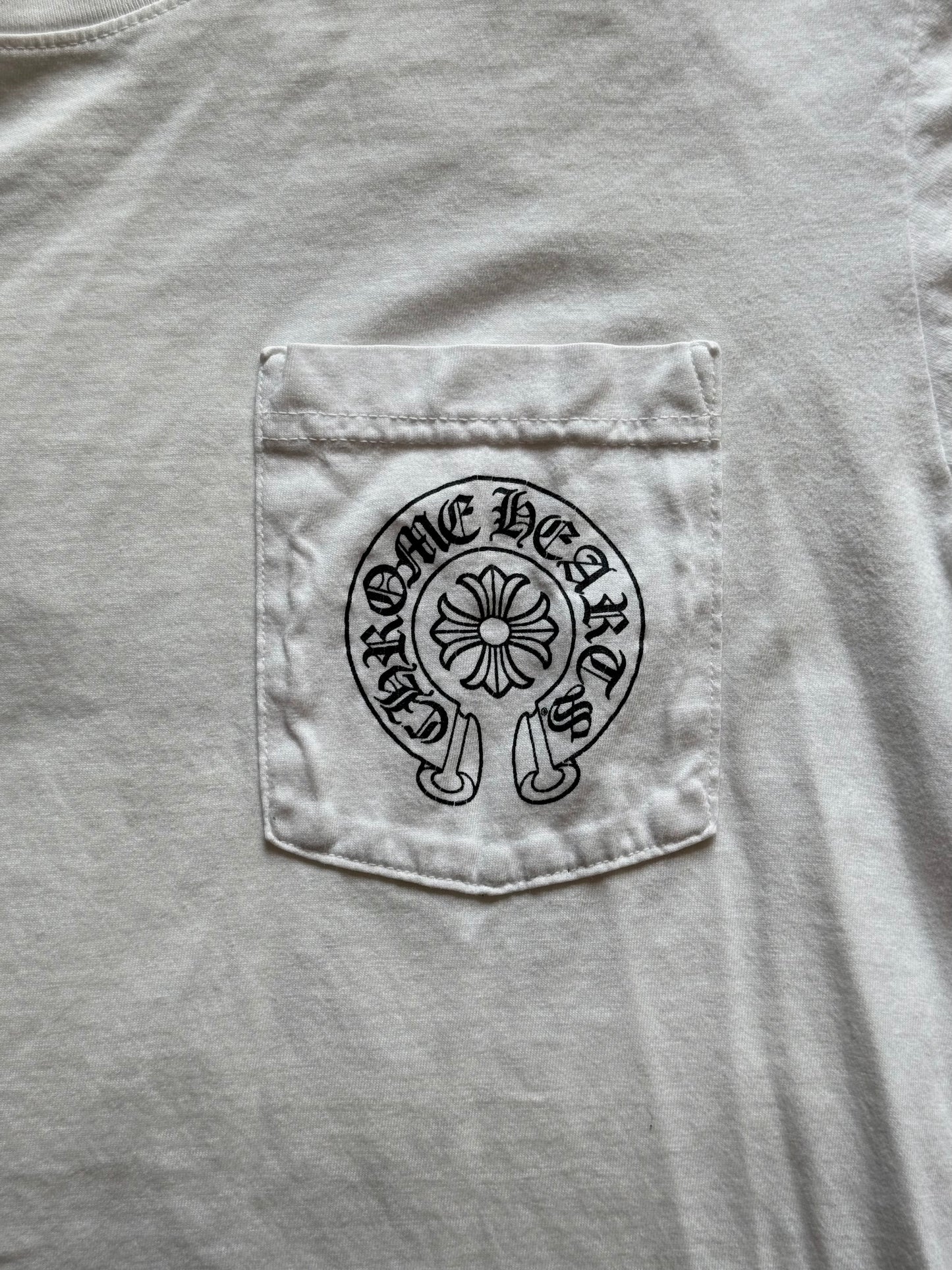 Chrome Hearts White Horseshoe Tee