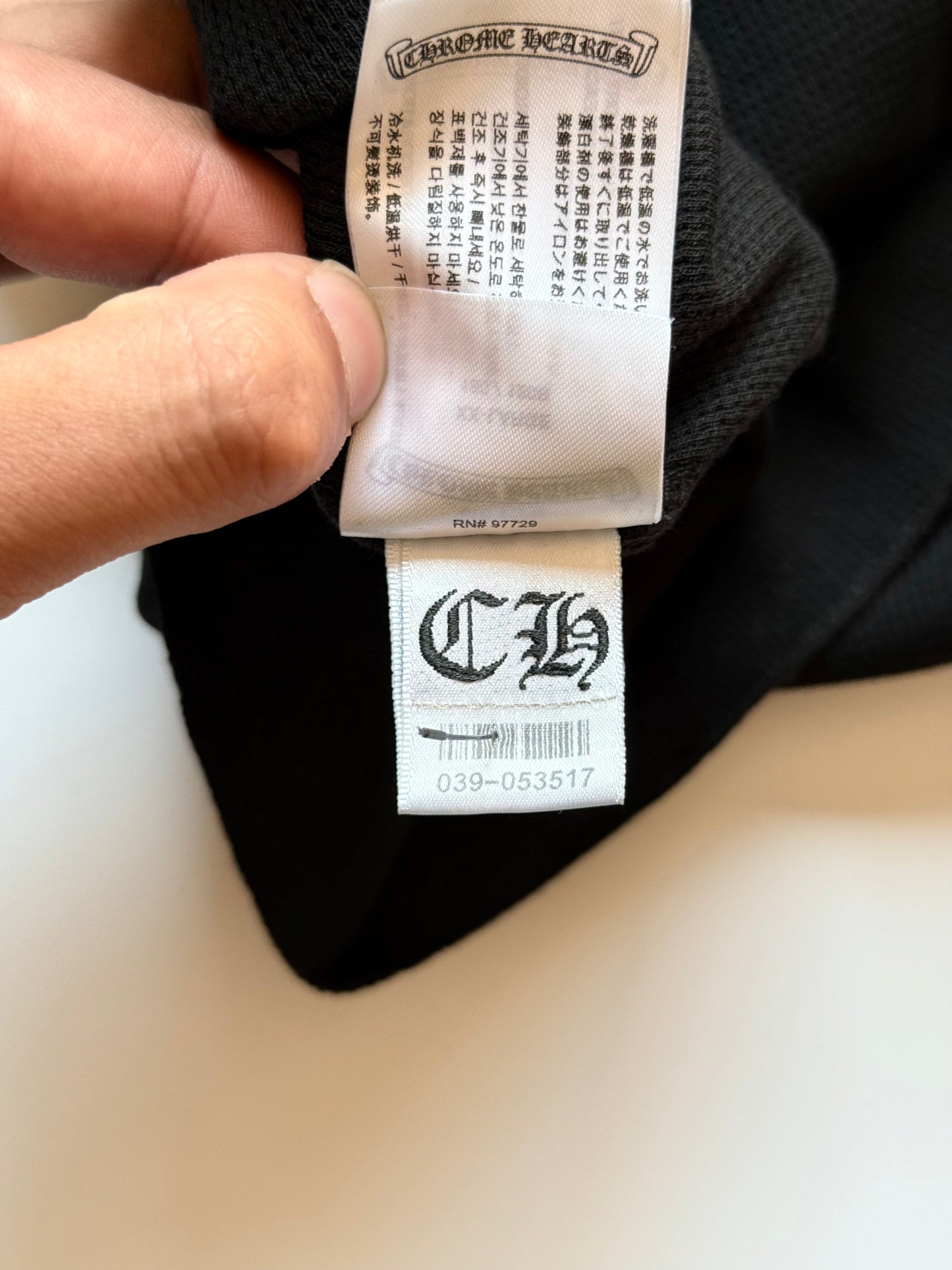 Chrome Hearts Floral Sleeve Thermal