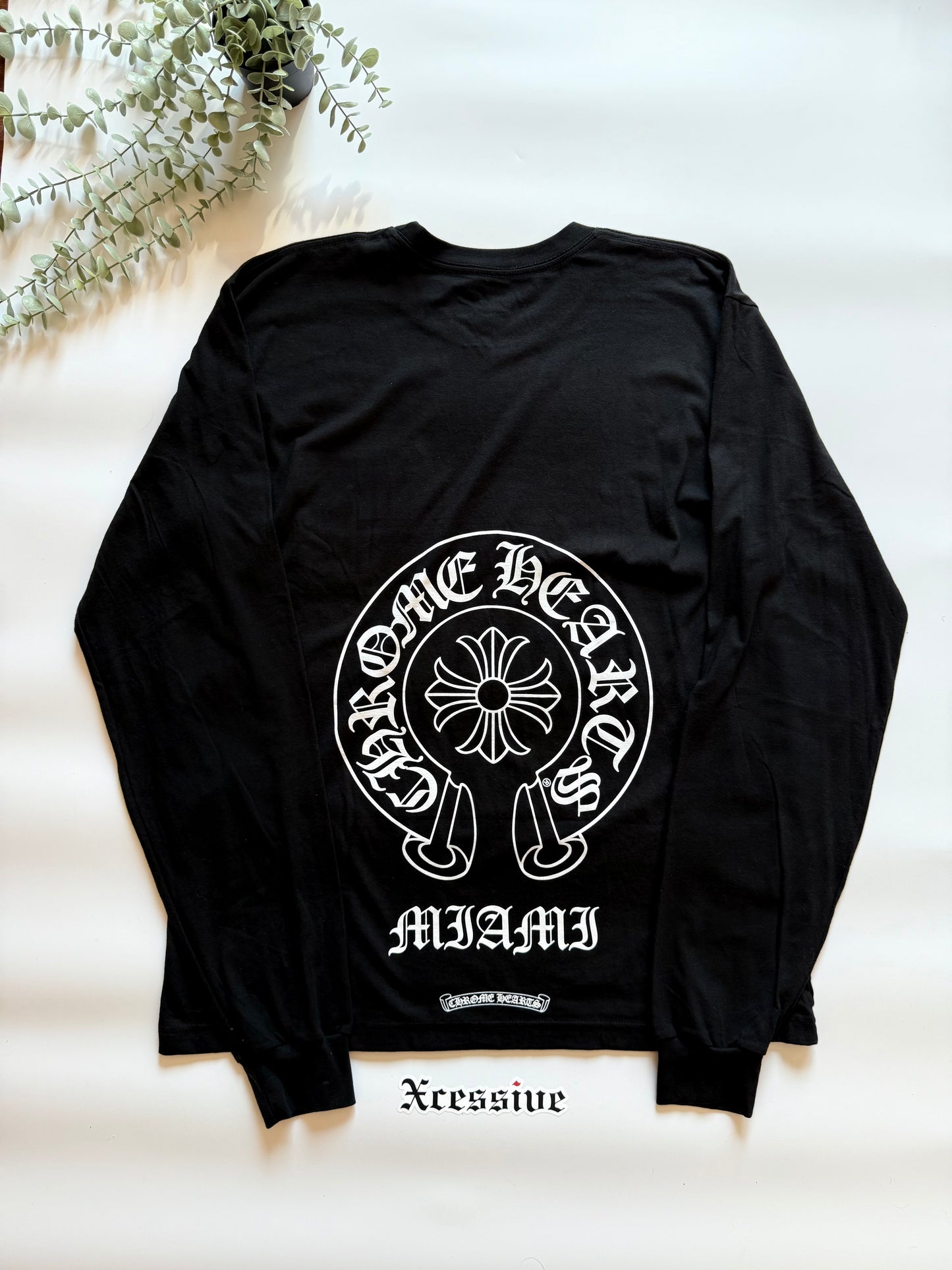 Chrome Hearts Miami Floral L/S Tee