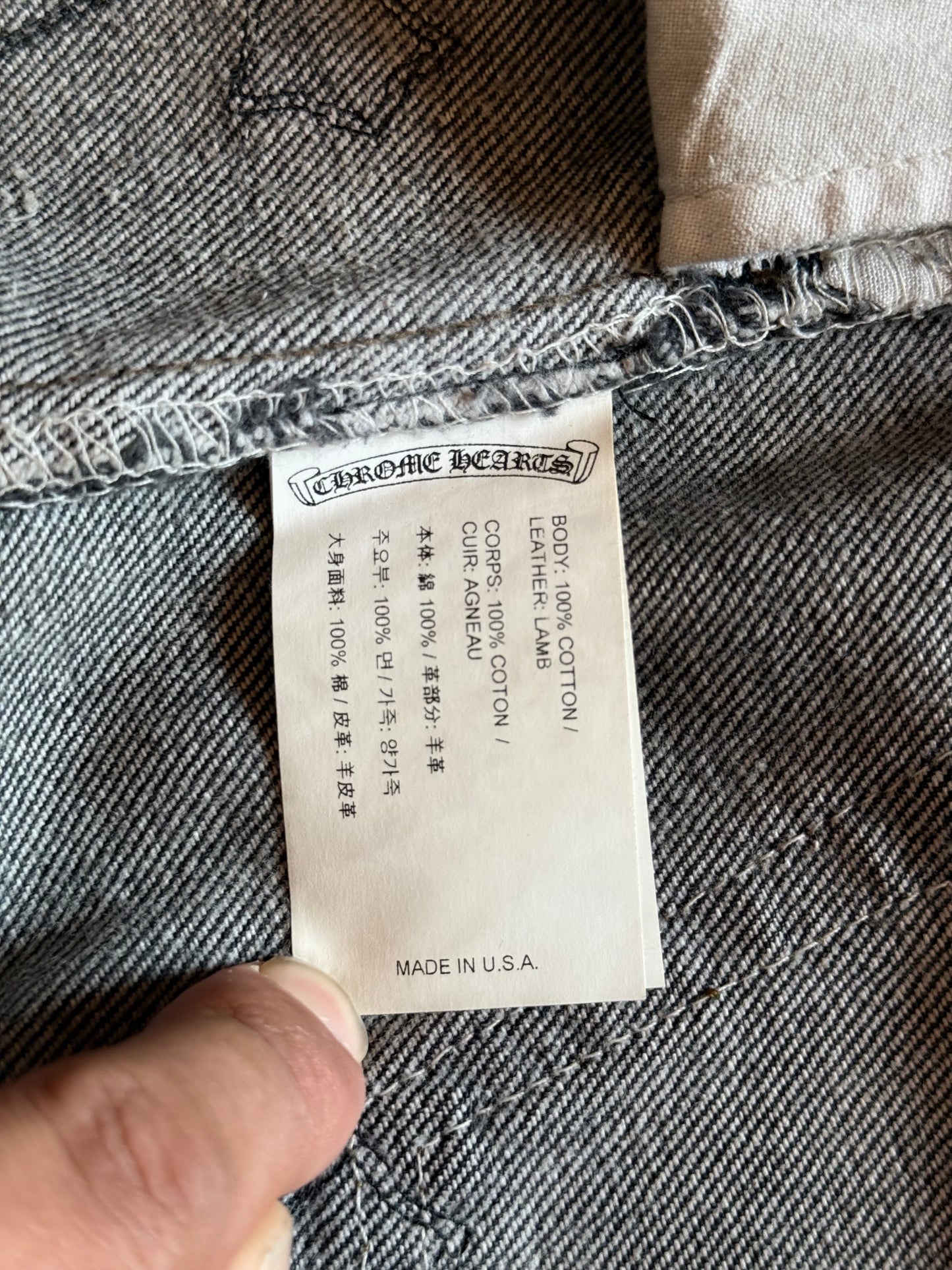 Chrome Hearts x Gallery Dept. Cross Patch Levi's