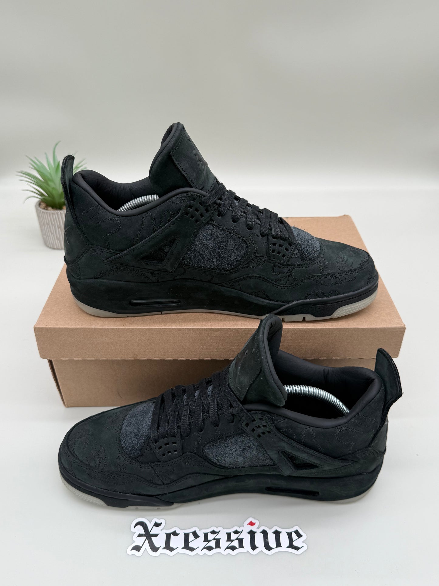 Jordan 4 KAWS Black