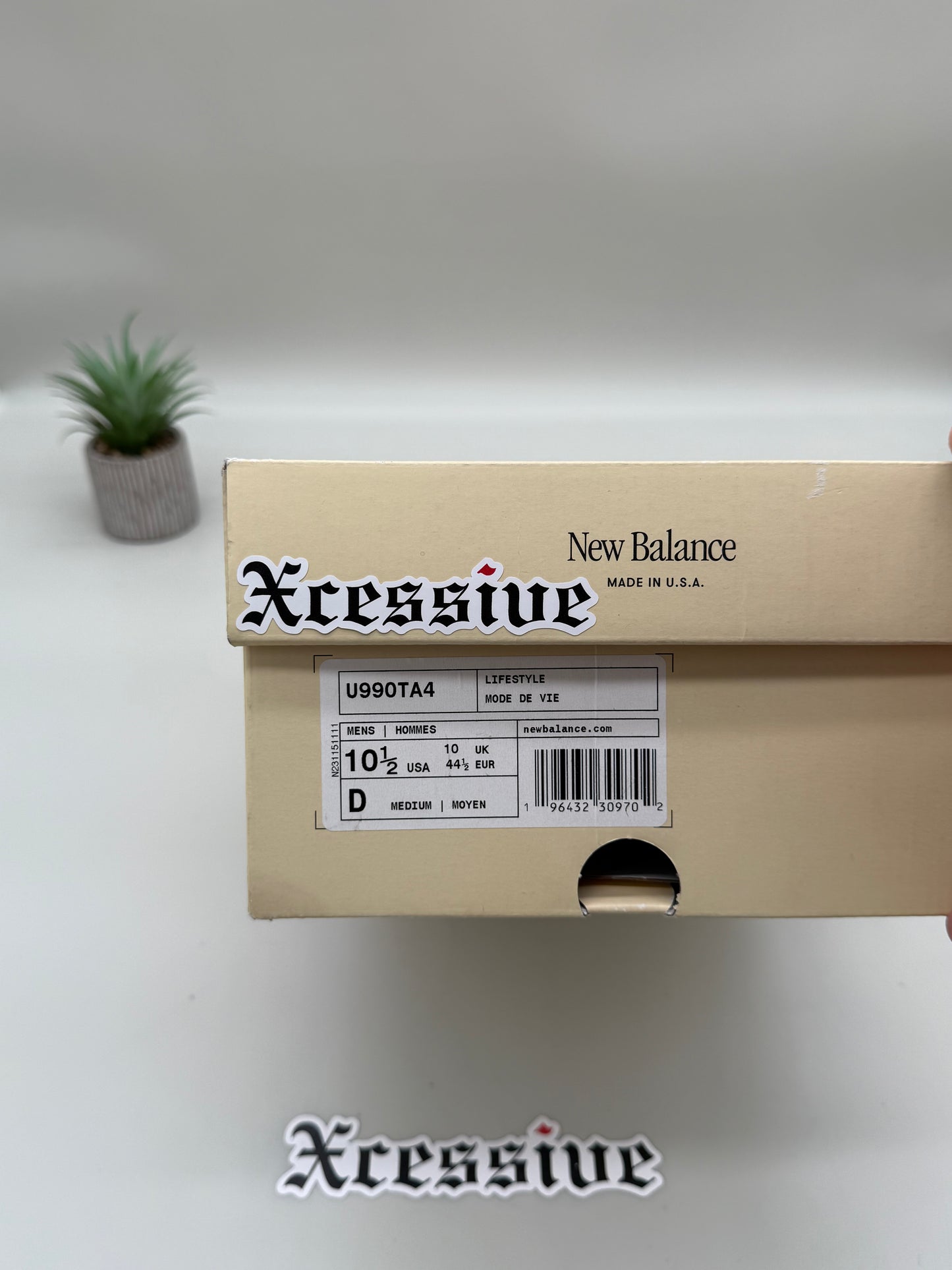 New Balance 990v4 Grey Day