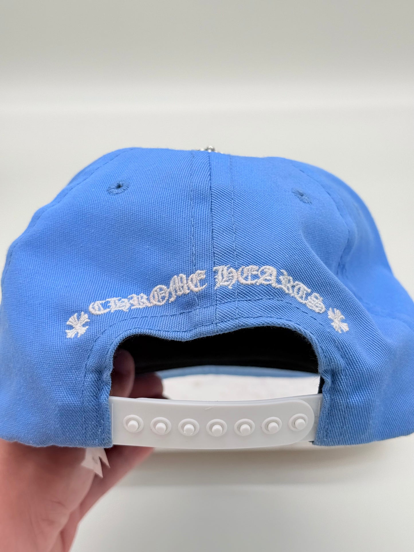 Chrome Hearts CH Light Blue Baseball Hat