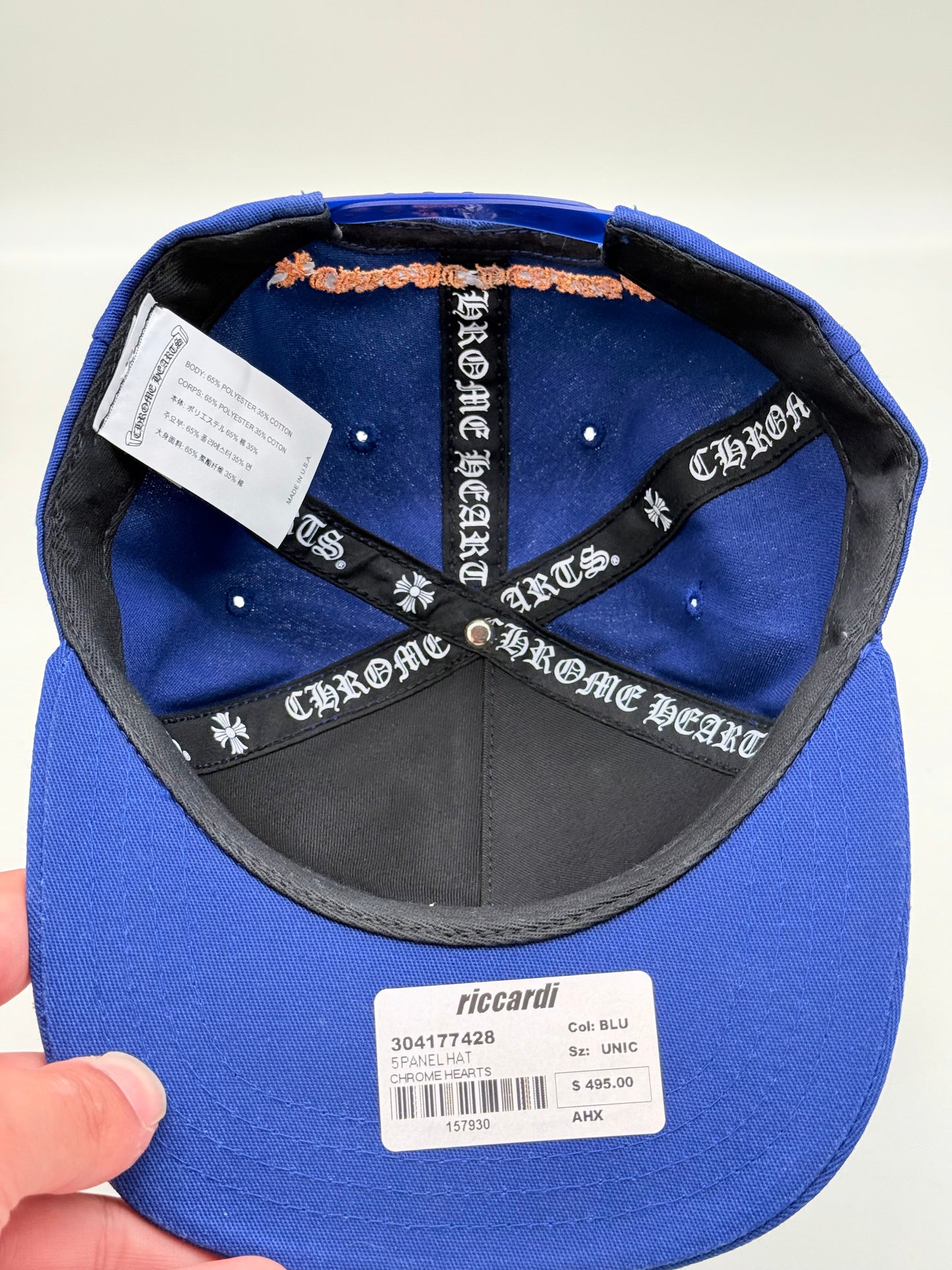Chrome Hearts CH Blue/Orange Baseball Hat