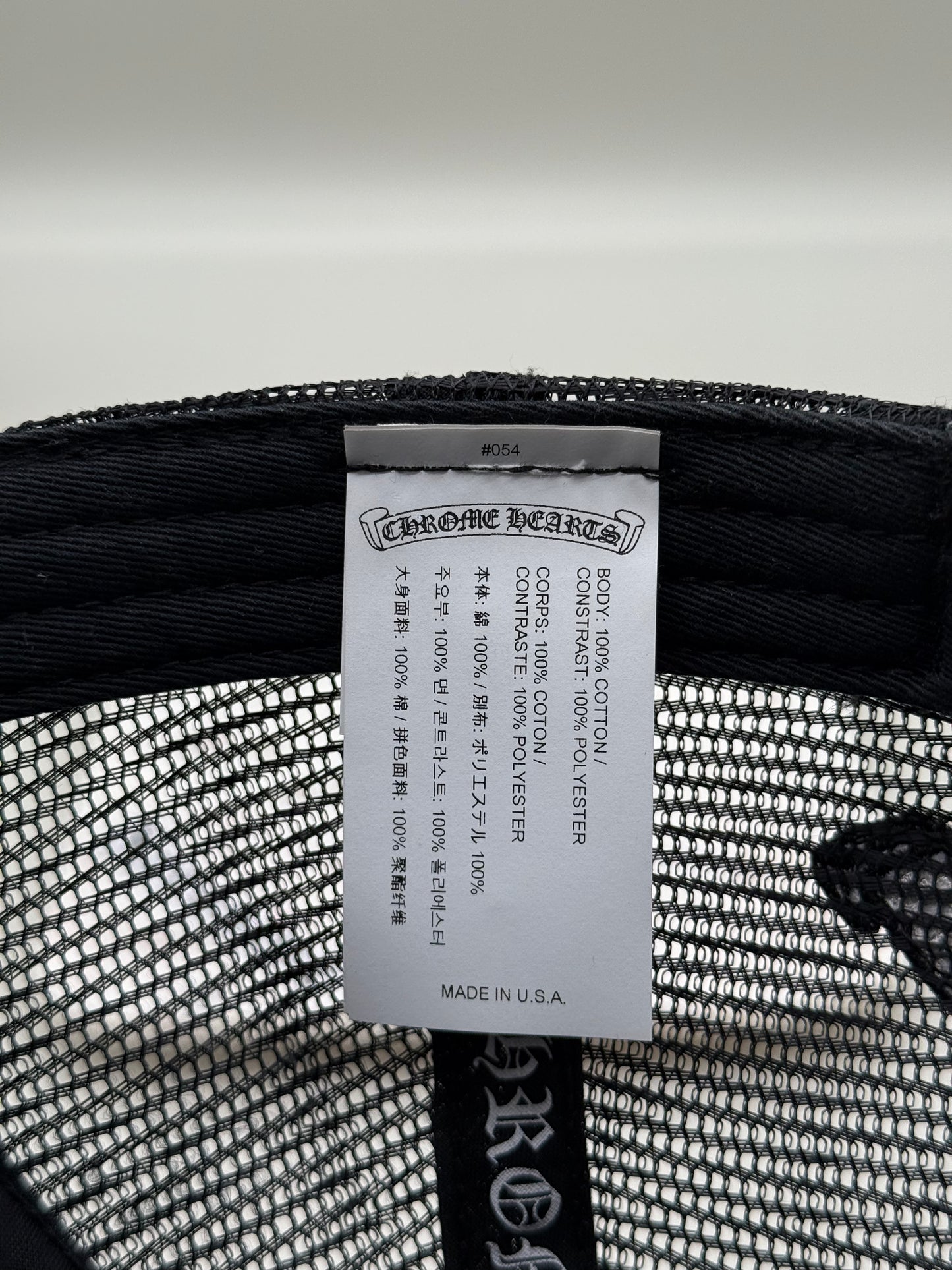 Chrome Hearts Triple Cross Hollywood Patch Hat