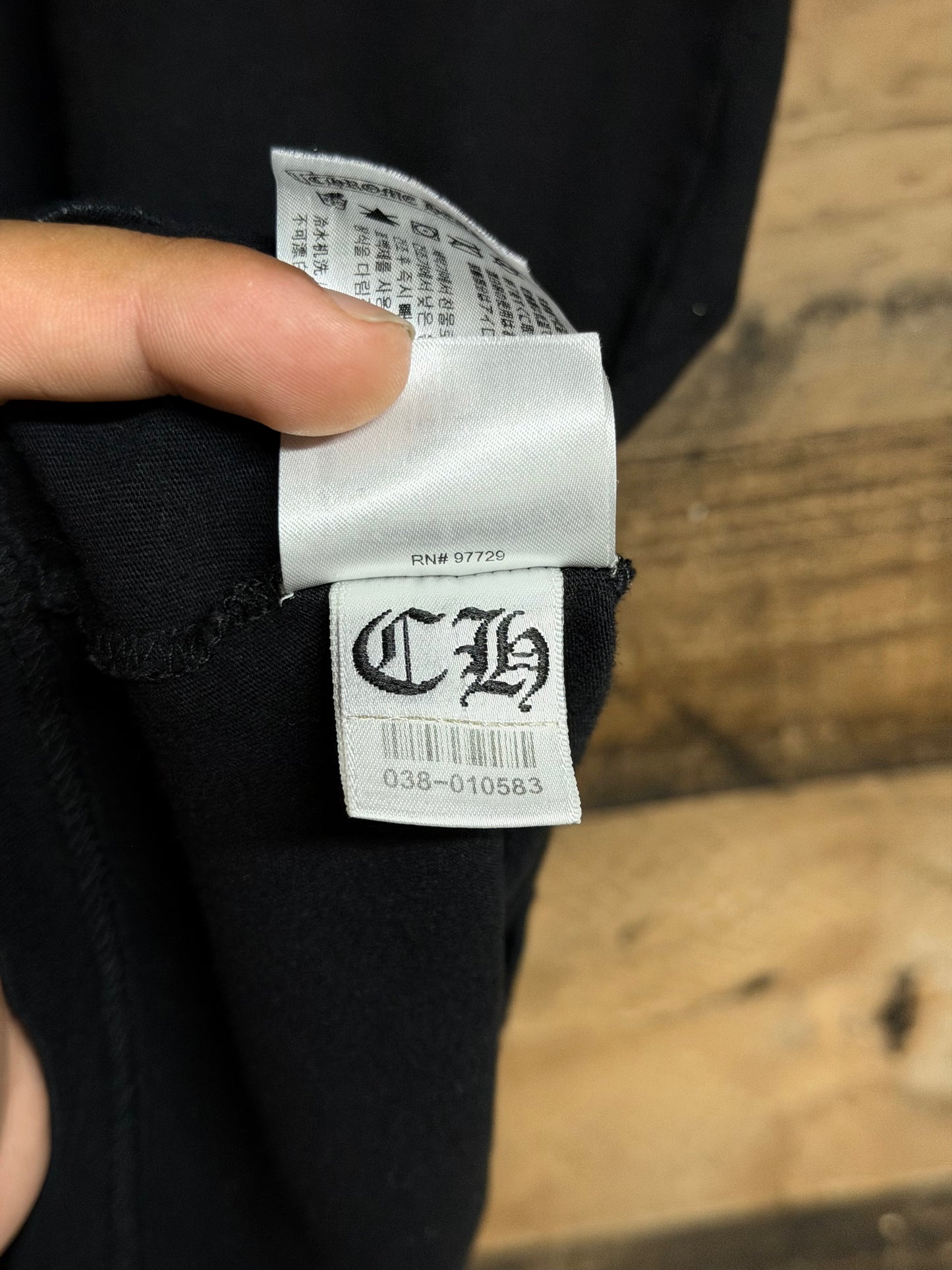 Chrome Hearts Yellow Neck Logo Tee