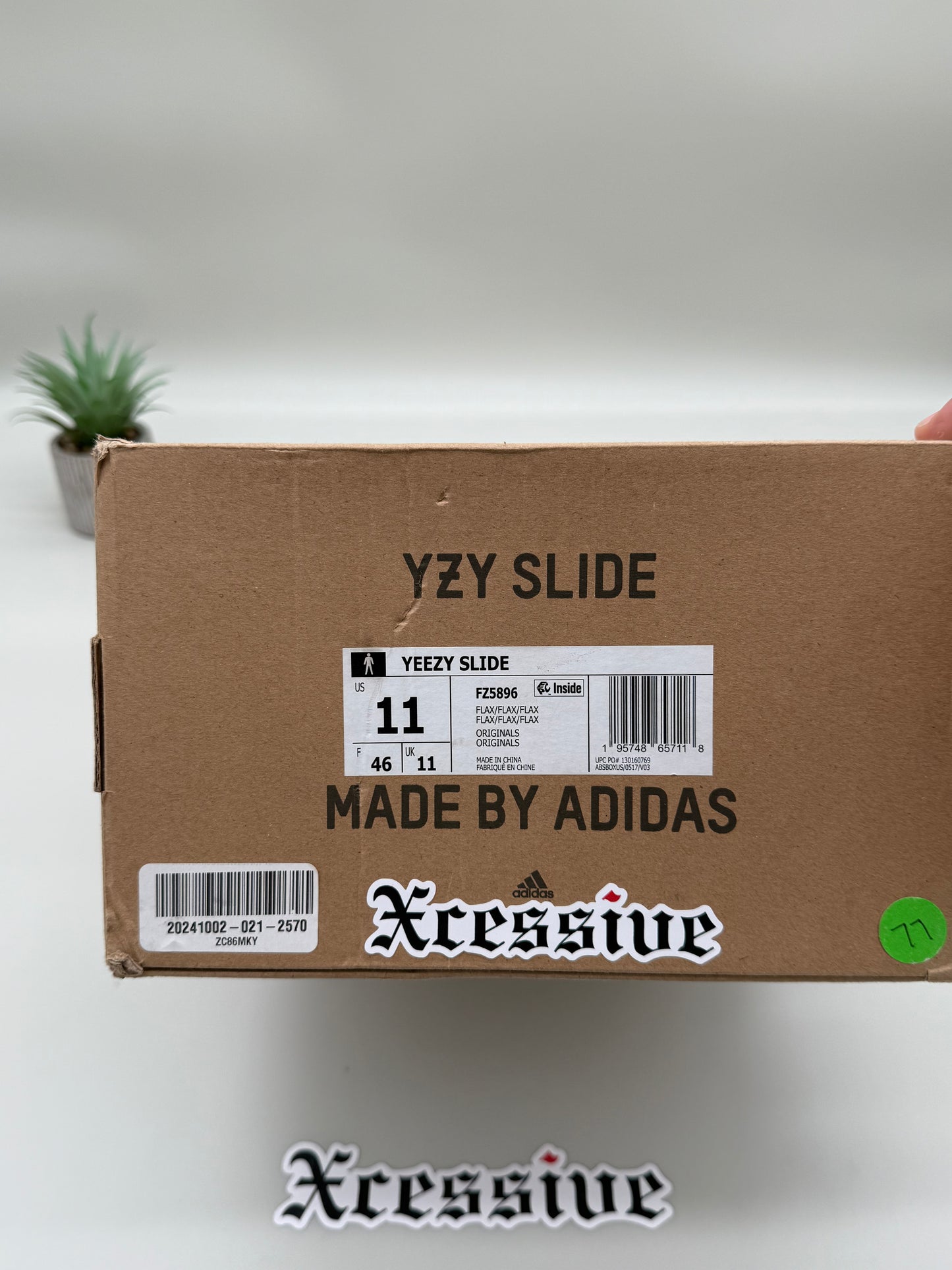 adidas Yeezy Slide Flax