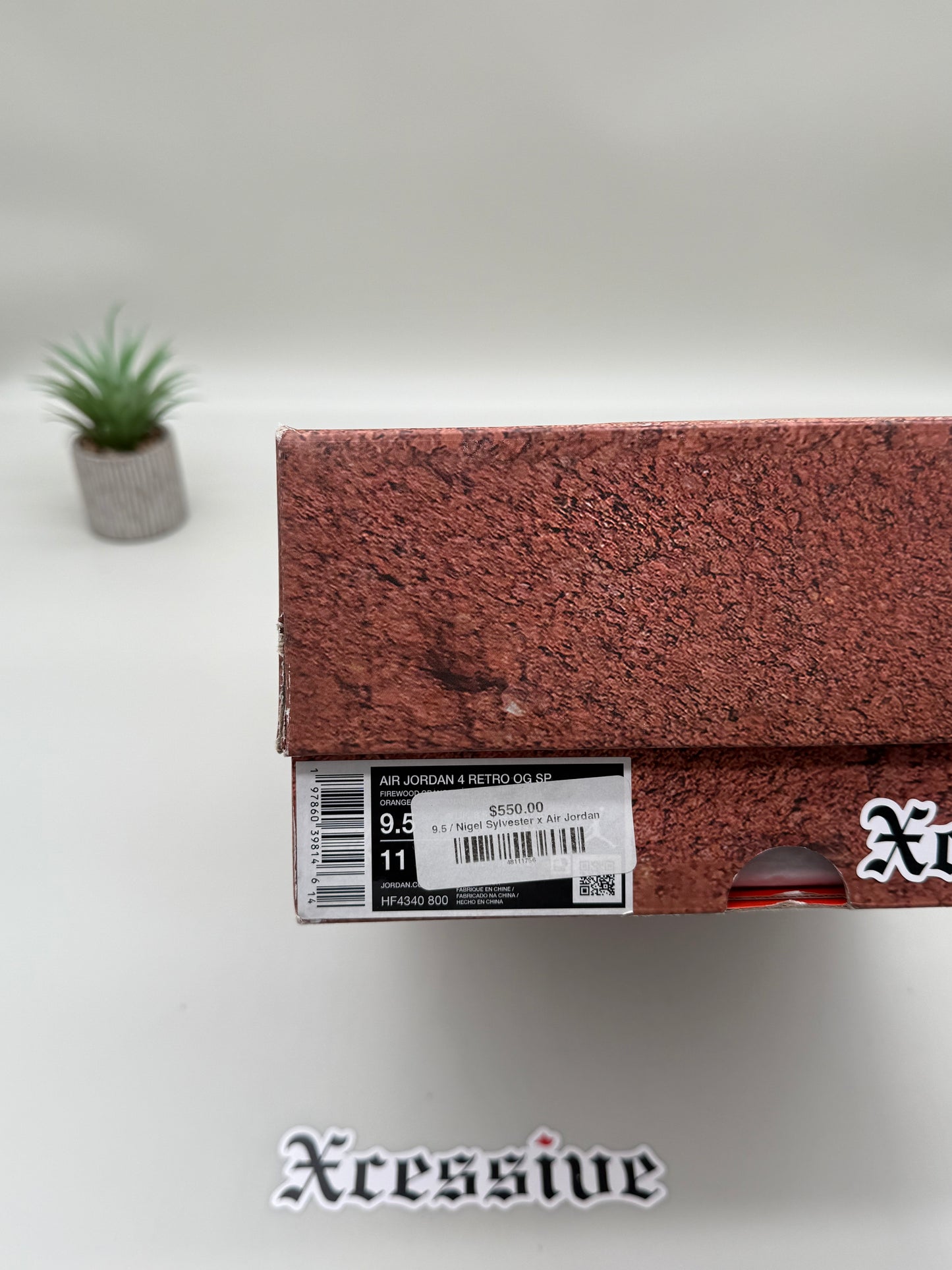 Jordan 4 Nigel Sylvester Brick by Brick