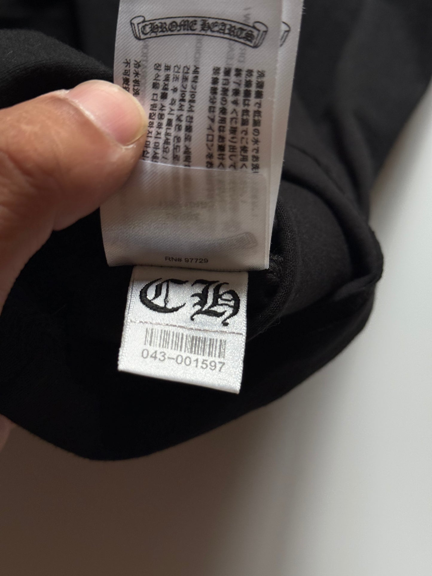 Chrome Hearts Scroll Logo Tee