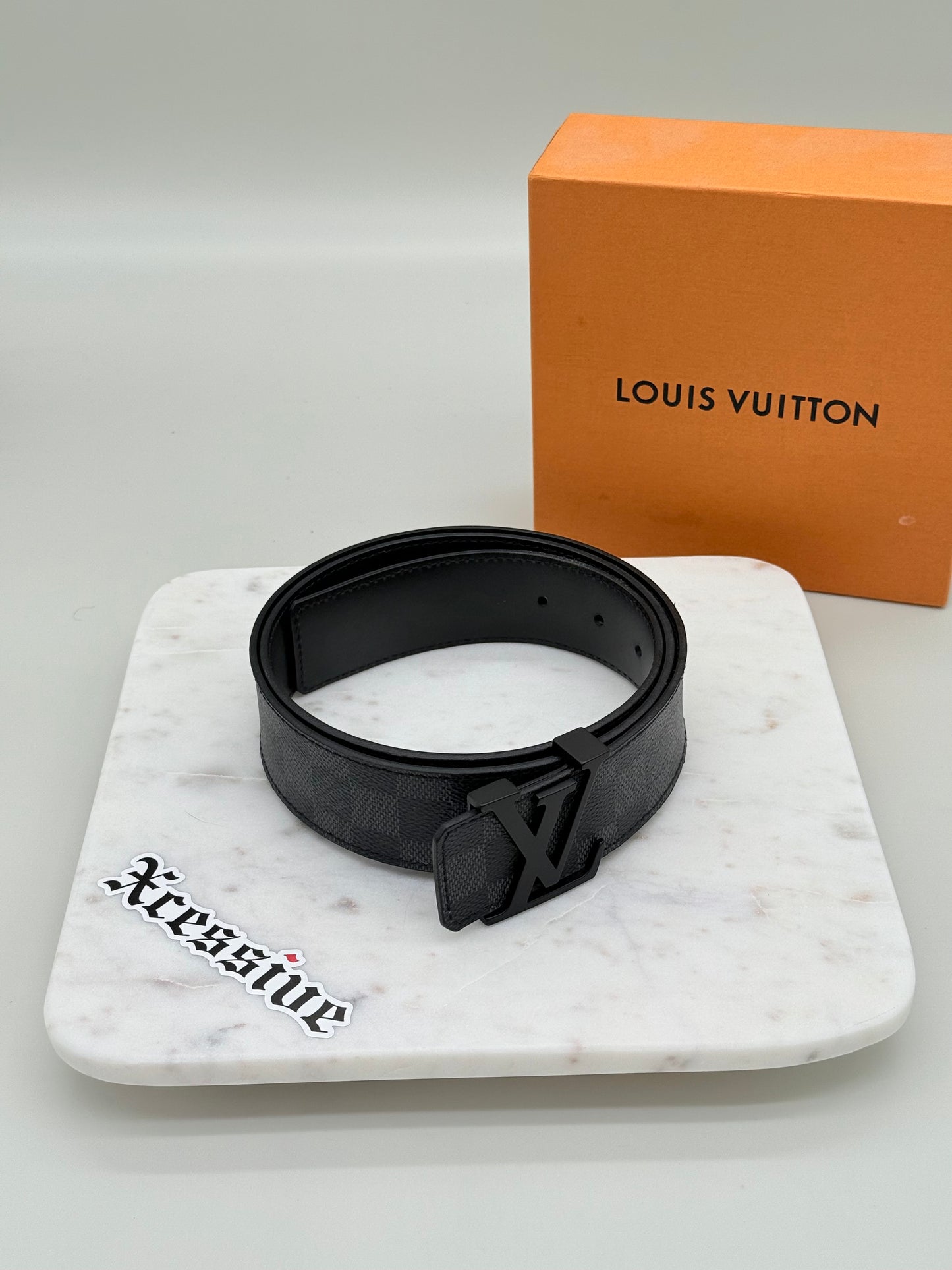Louis Vuitton Damier Graphite Belt