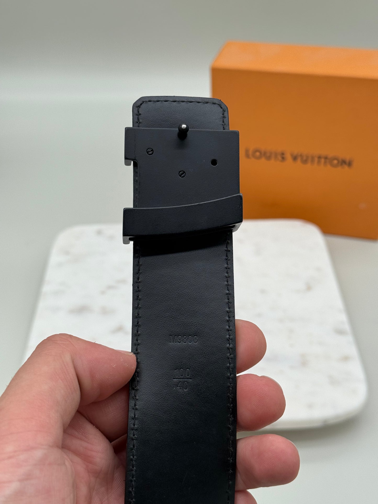 Louis Vuitton Damier Graphite Belt