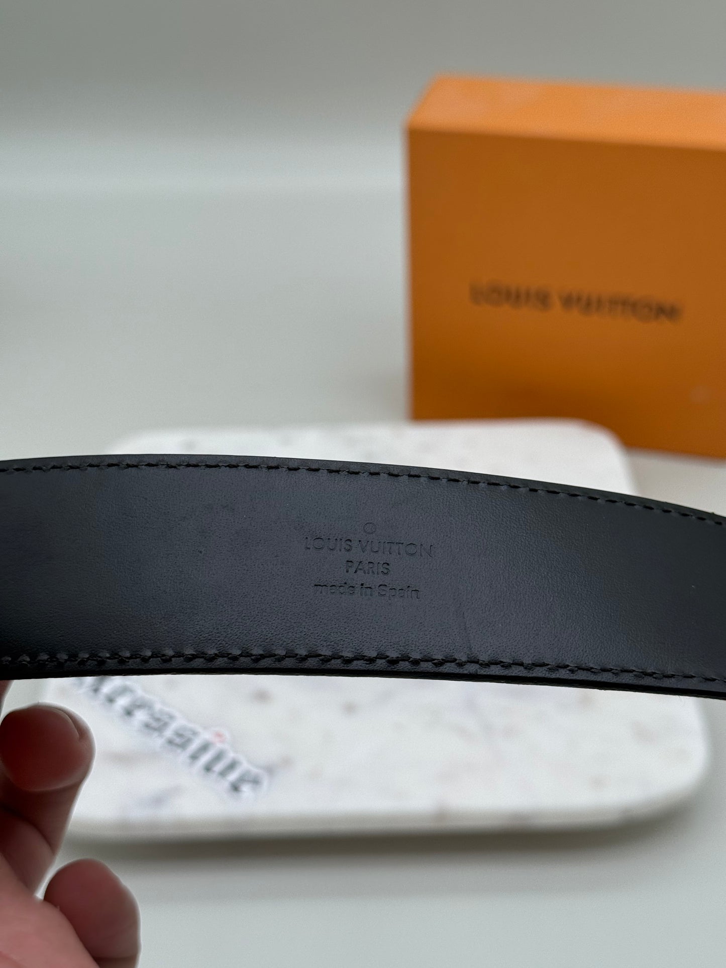 Louis Vuitton Damier Graphite Belt