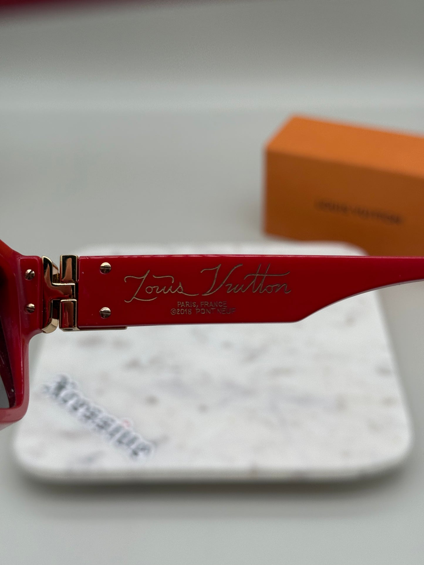 Louis Vuitton Millionaire Red Sunglasses