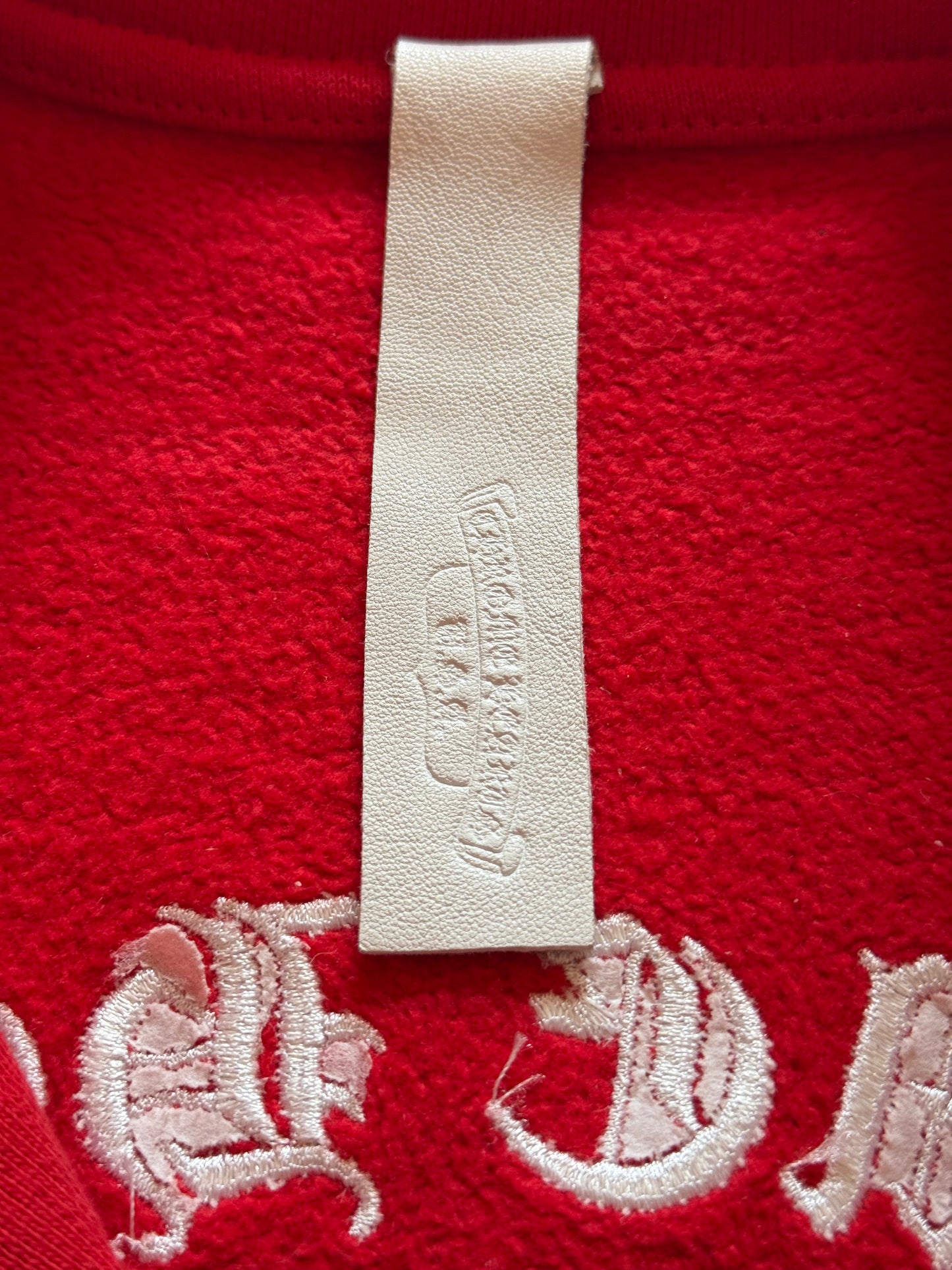 Chrome Hearts King Taco Red Quarter Zip