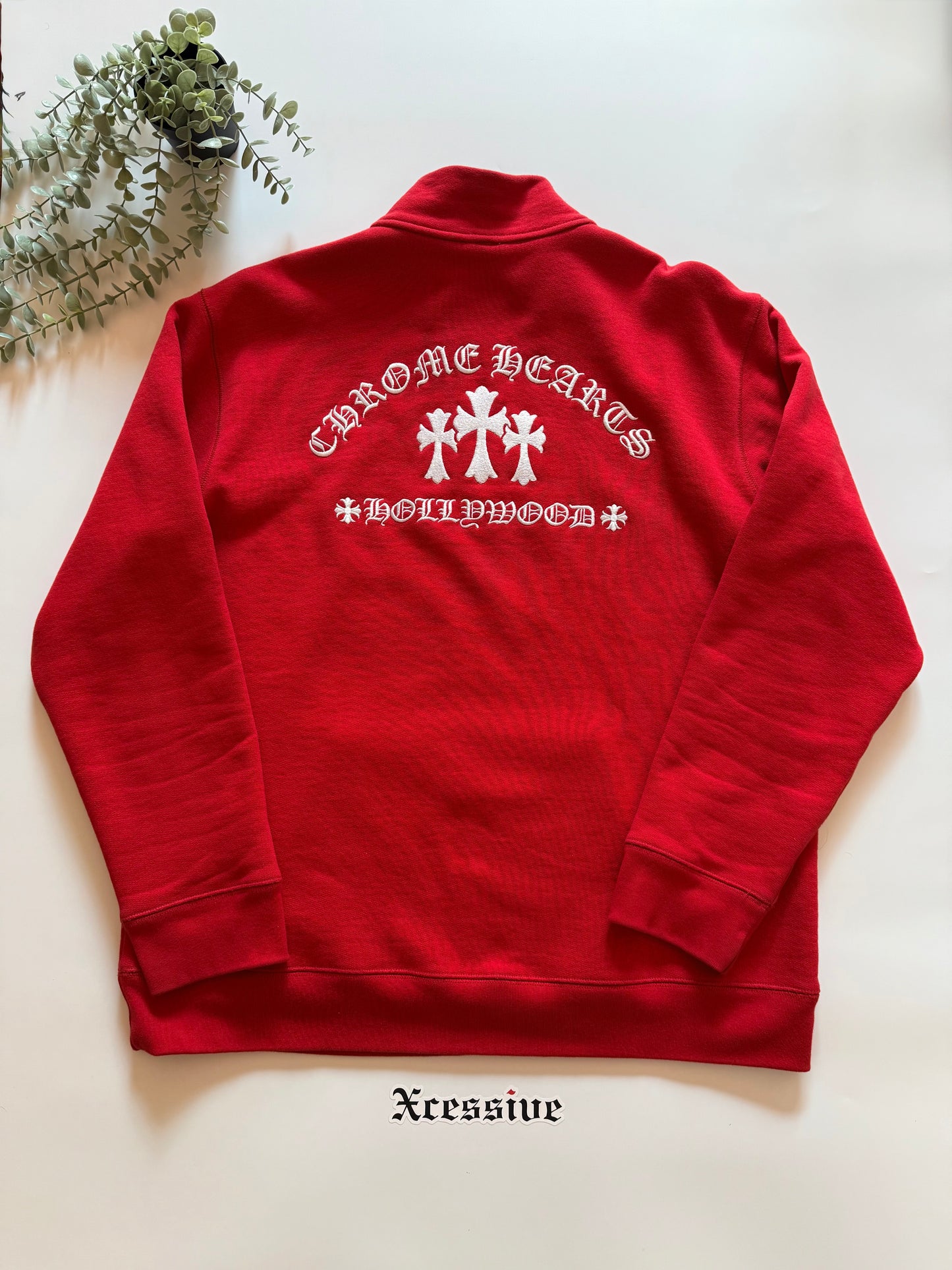 Chrome Hearts King Taco Red Quarter Zip