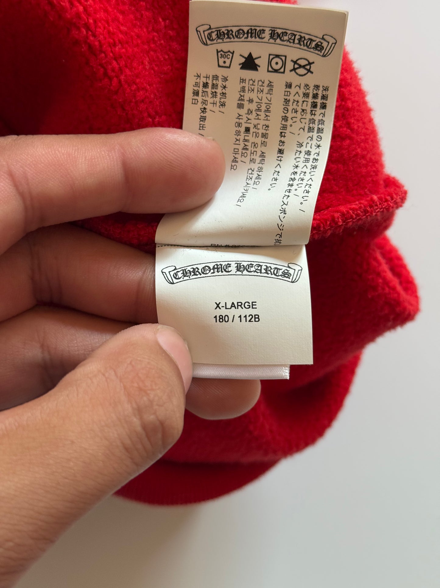 Chrome Hearts King Taco Red Quarter Zip