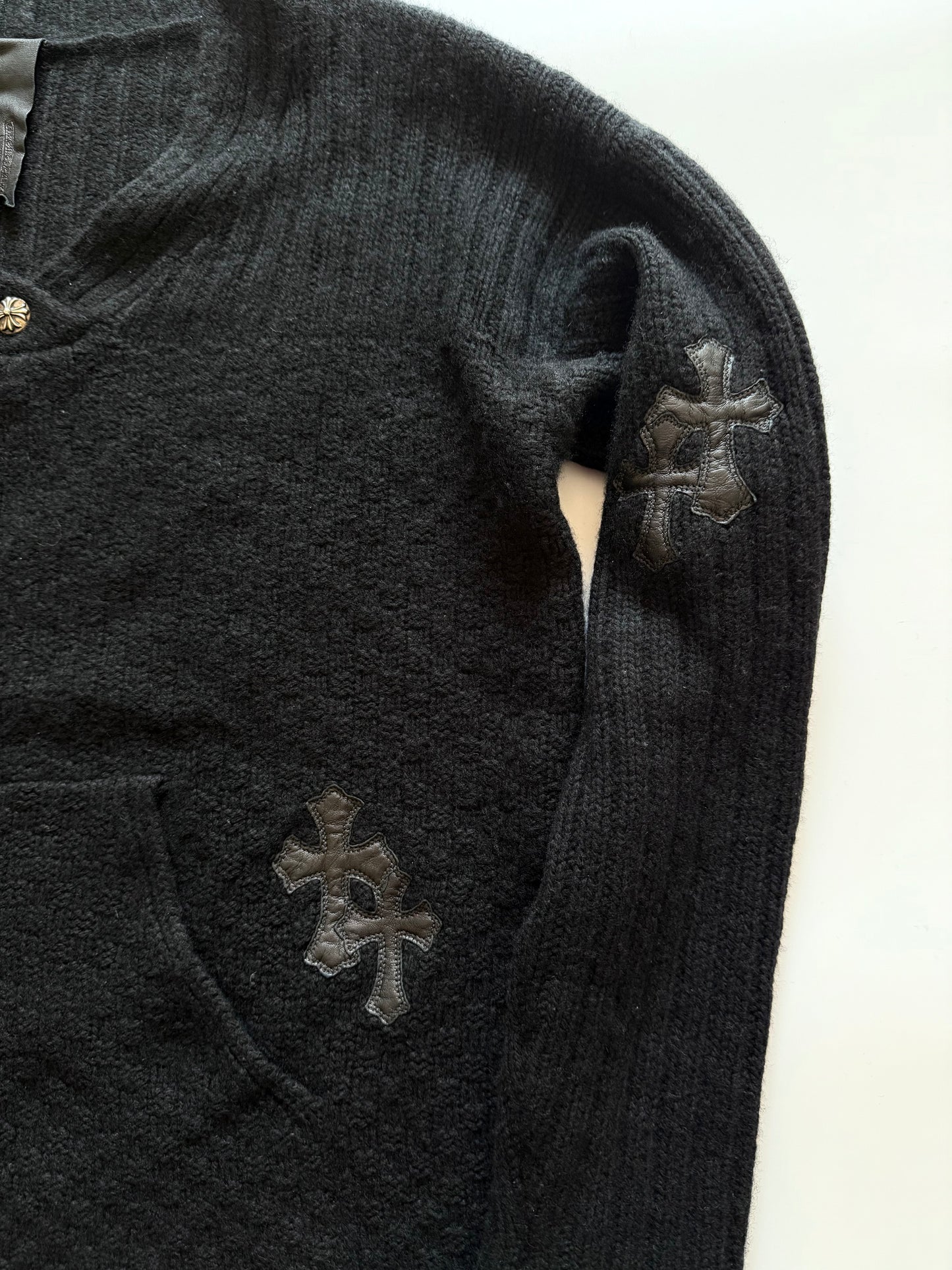 Chrome Hearts Cashmere Cross Patch Hoodie