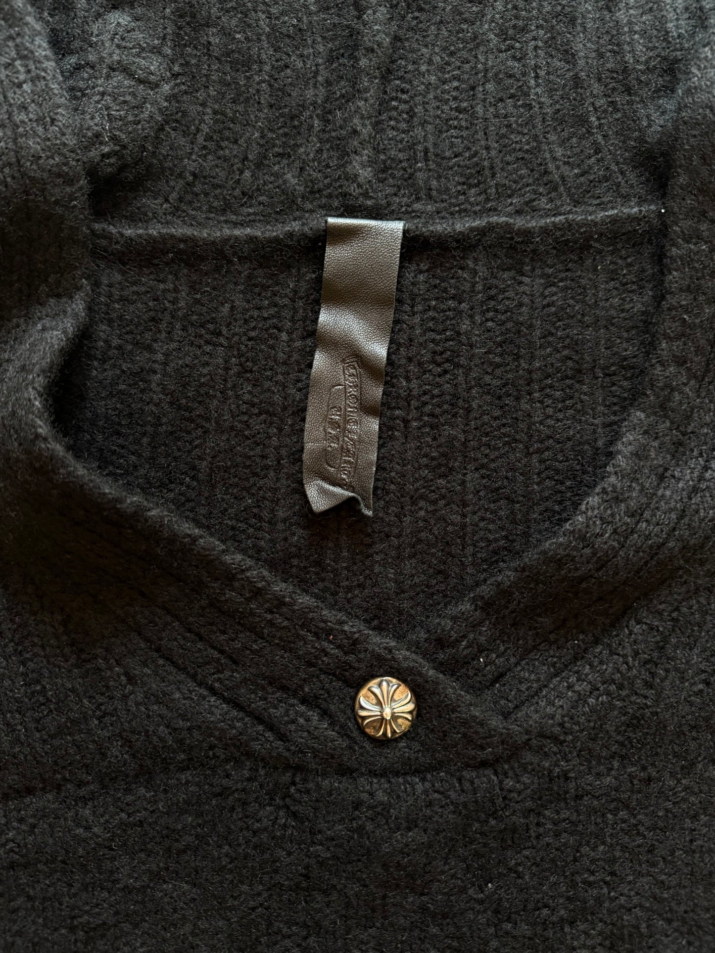 Chrome Hearts Cashmere Cross Patch Hoodie