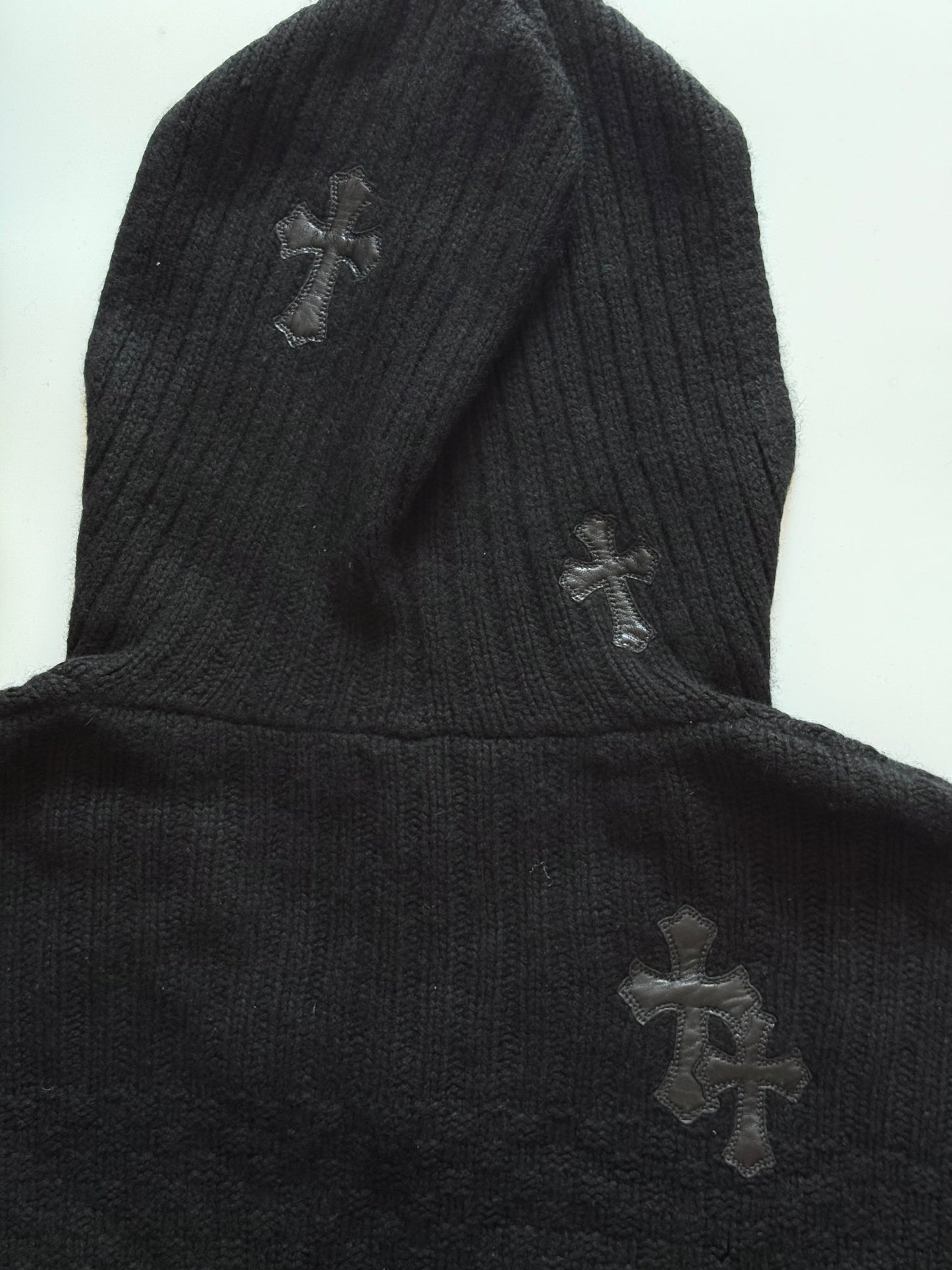 Chrome Hearts Cashmere Cross Patch Hoodie
