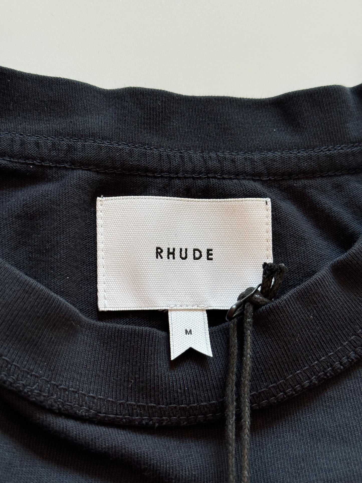 Rhude Reverse Tee Vintage Black