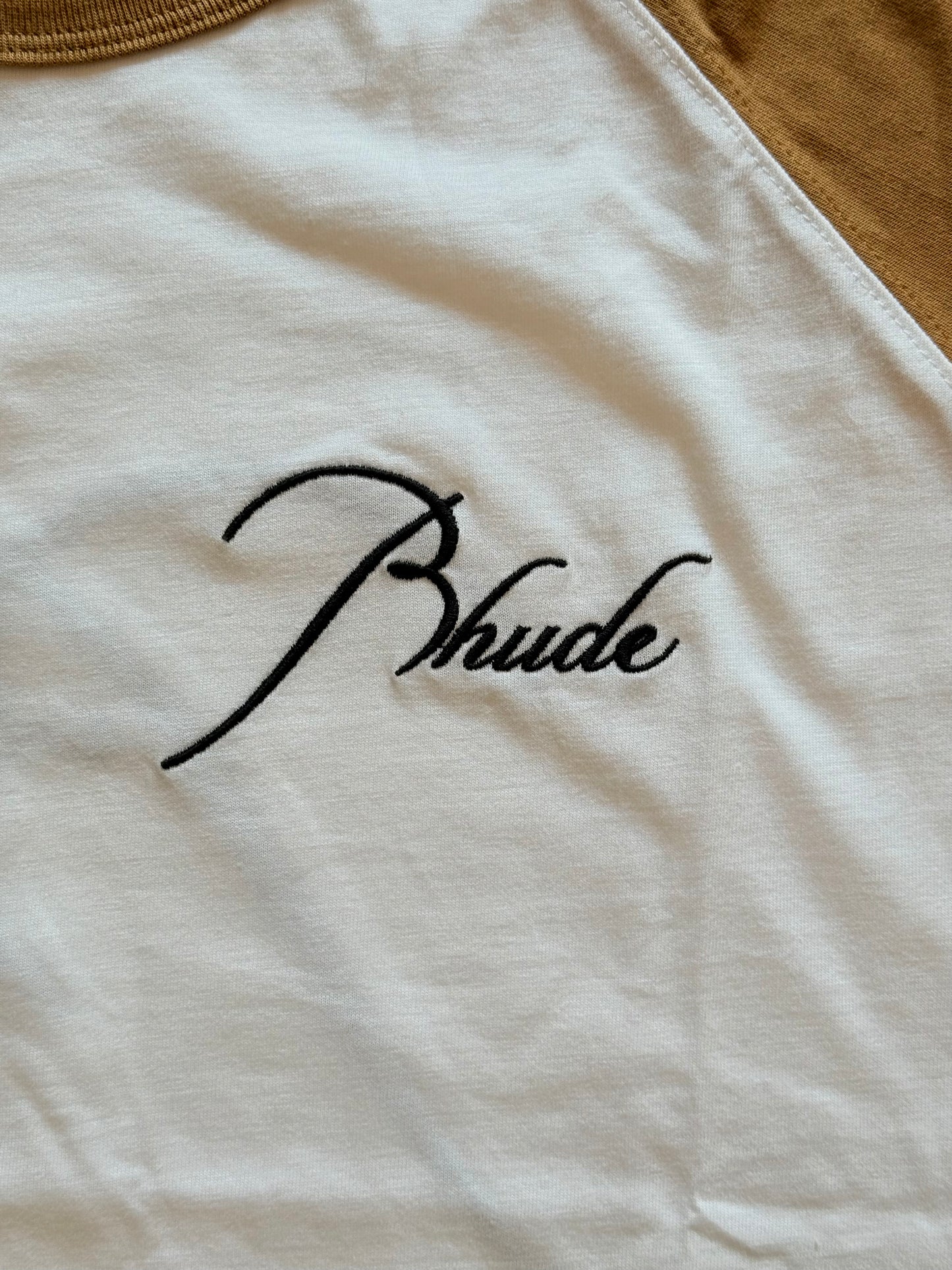 Rhude Raglan Tee Vintage Tan