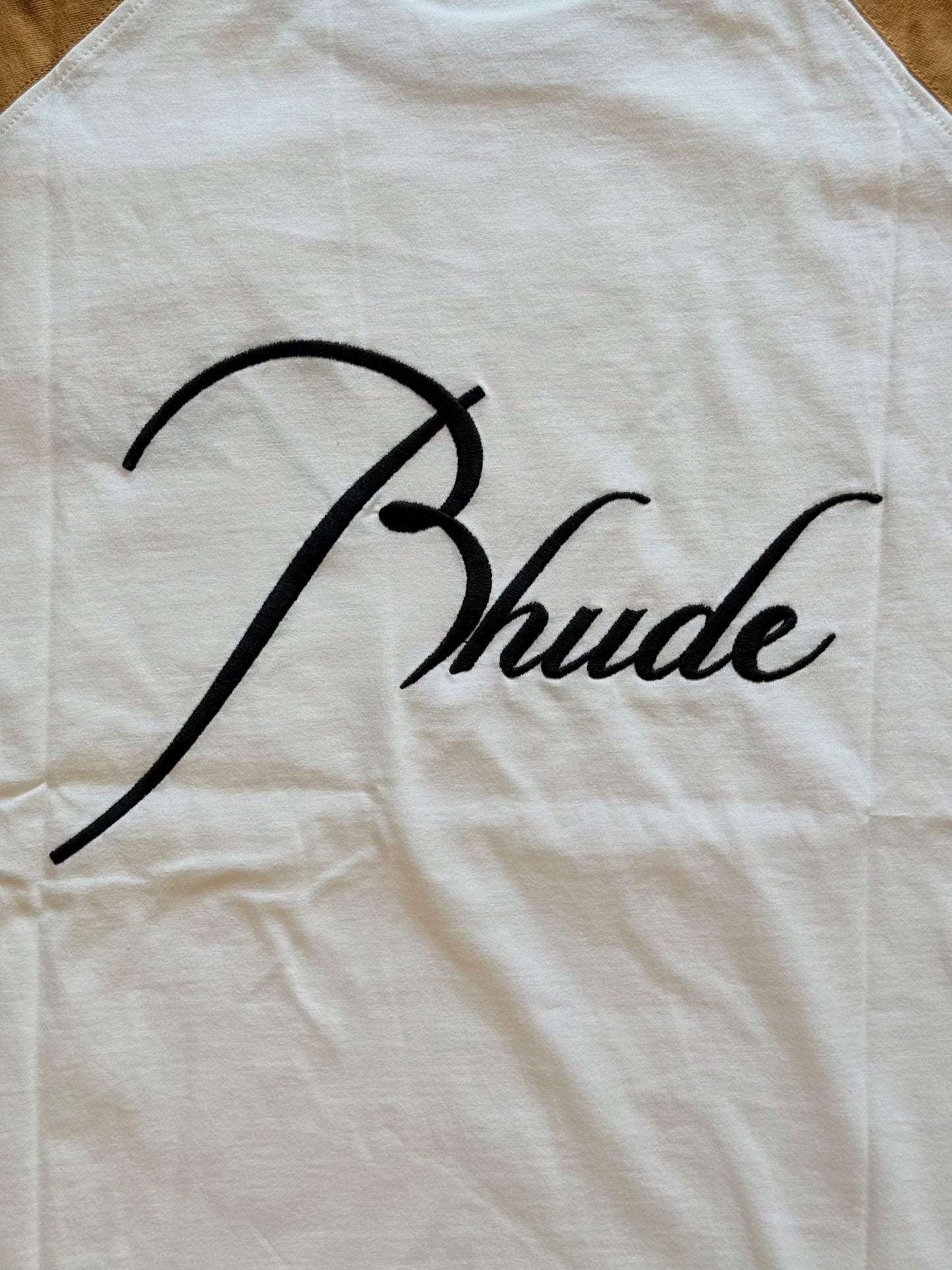 Rhude Raglan Tee Vintage Tan