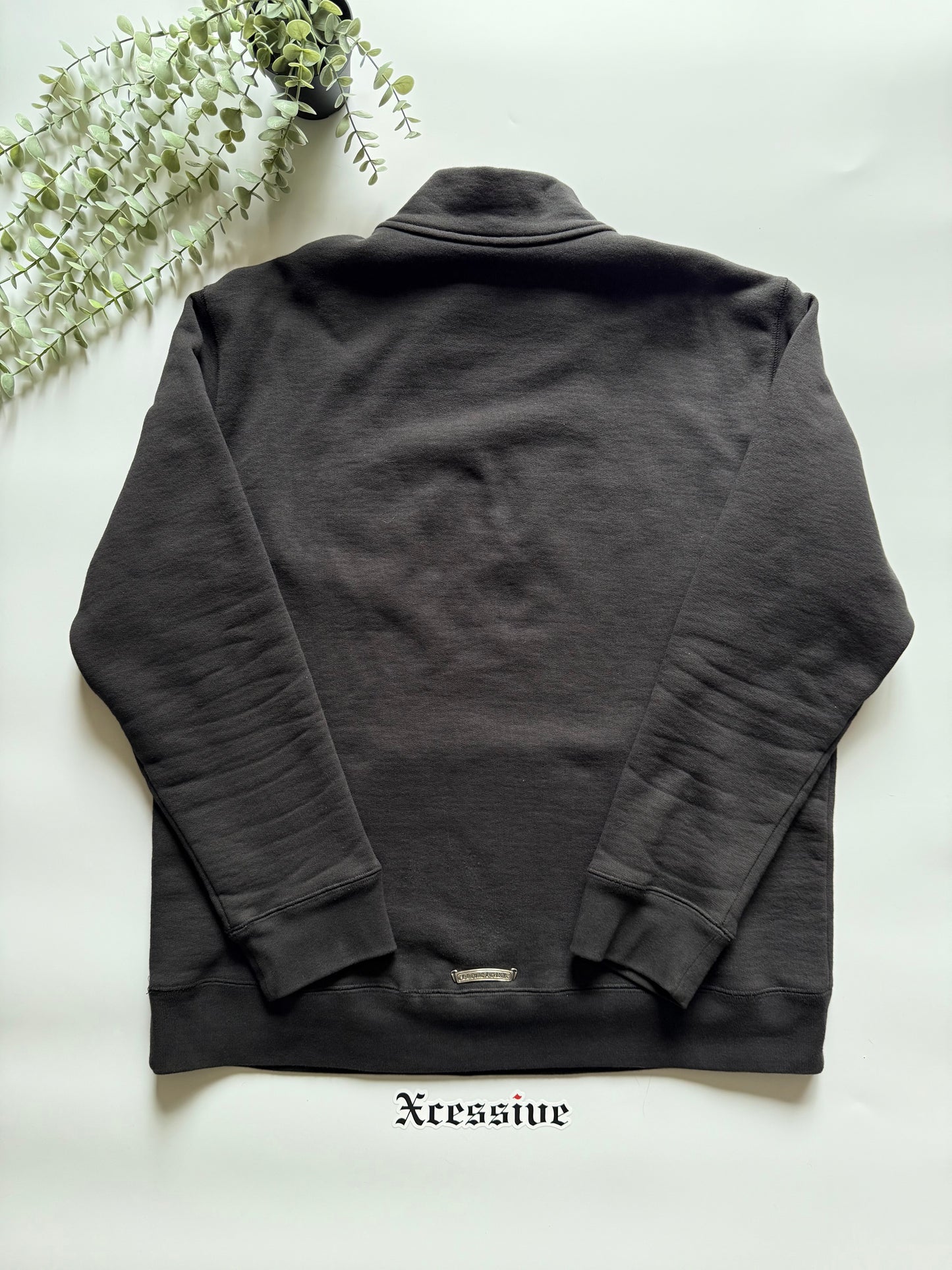 Chrome Hearts Black Paper Jam Quarter Zip