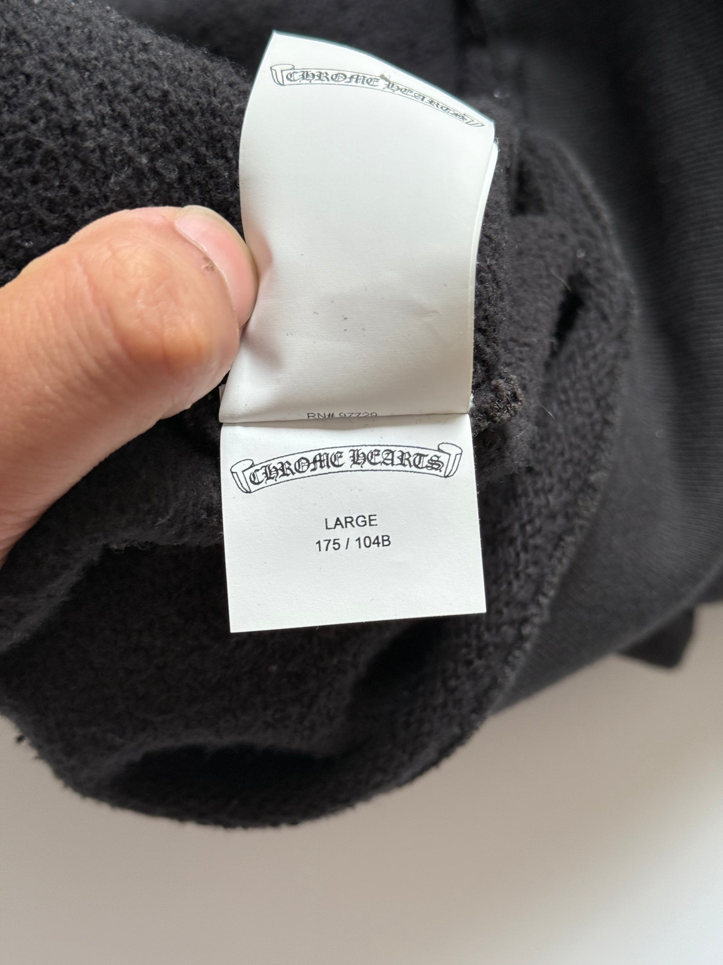Chrome Hearts Black Paper Jam Quarter Zip