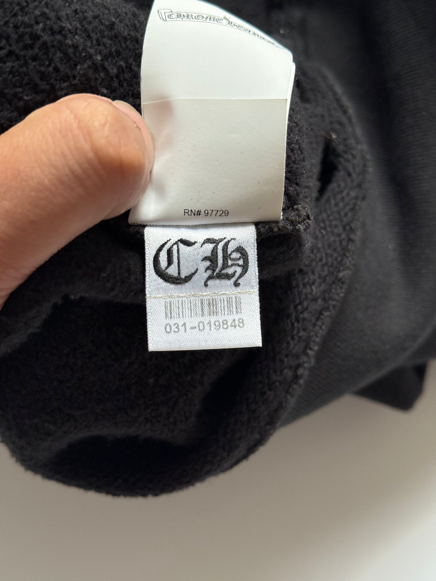 Chrome Hearts Black Paper Jam Quarter Zip