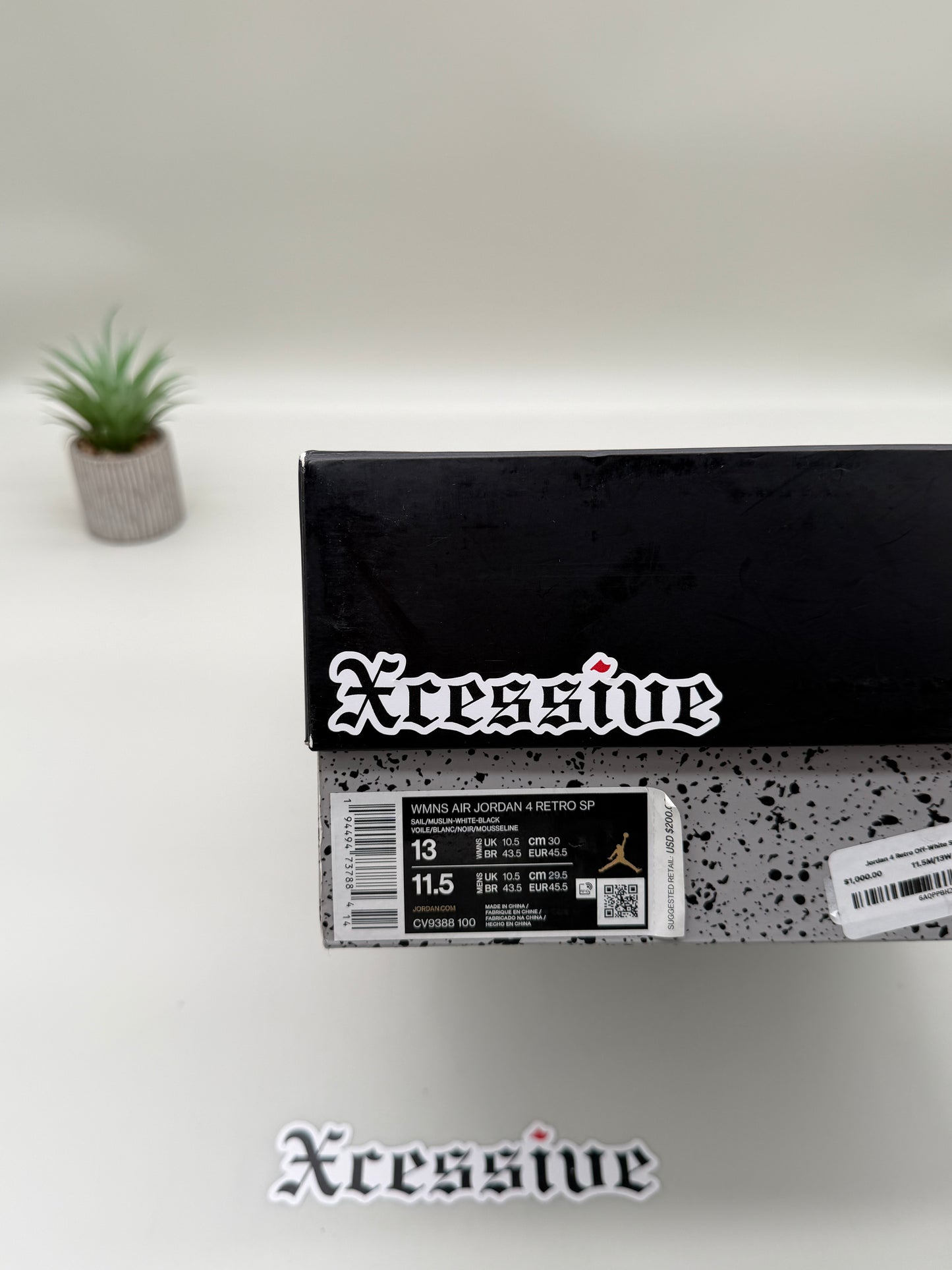 Off-White Jordan 4 Sail