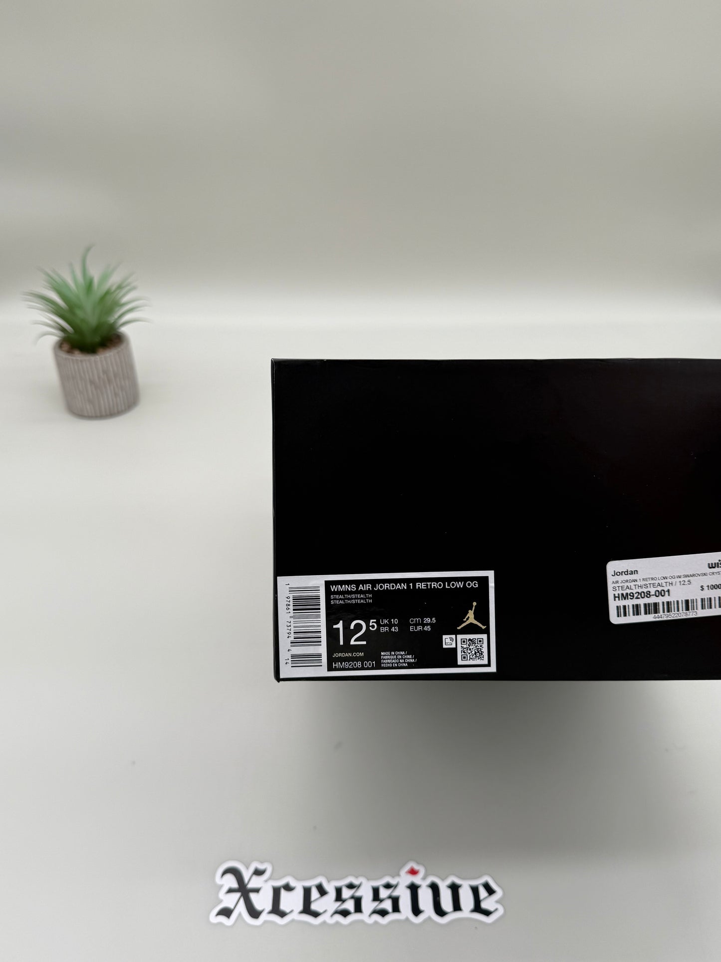 Jordan 1 Low Swarovski Stealth