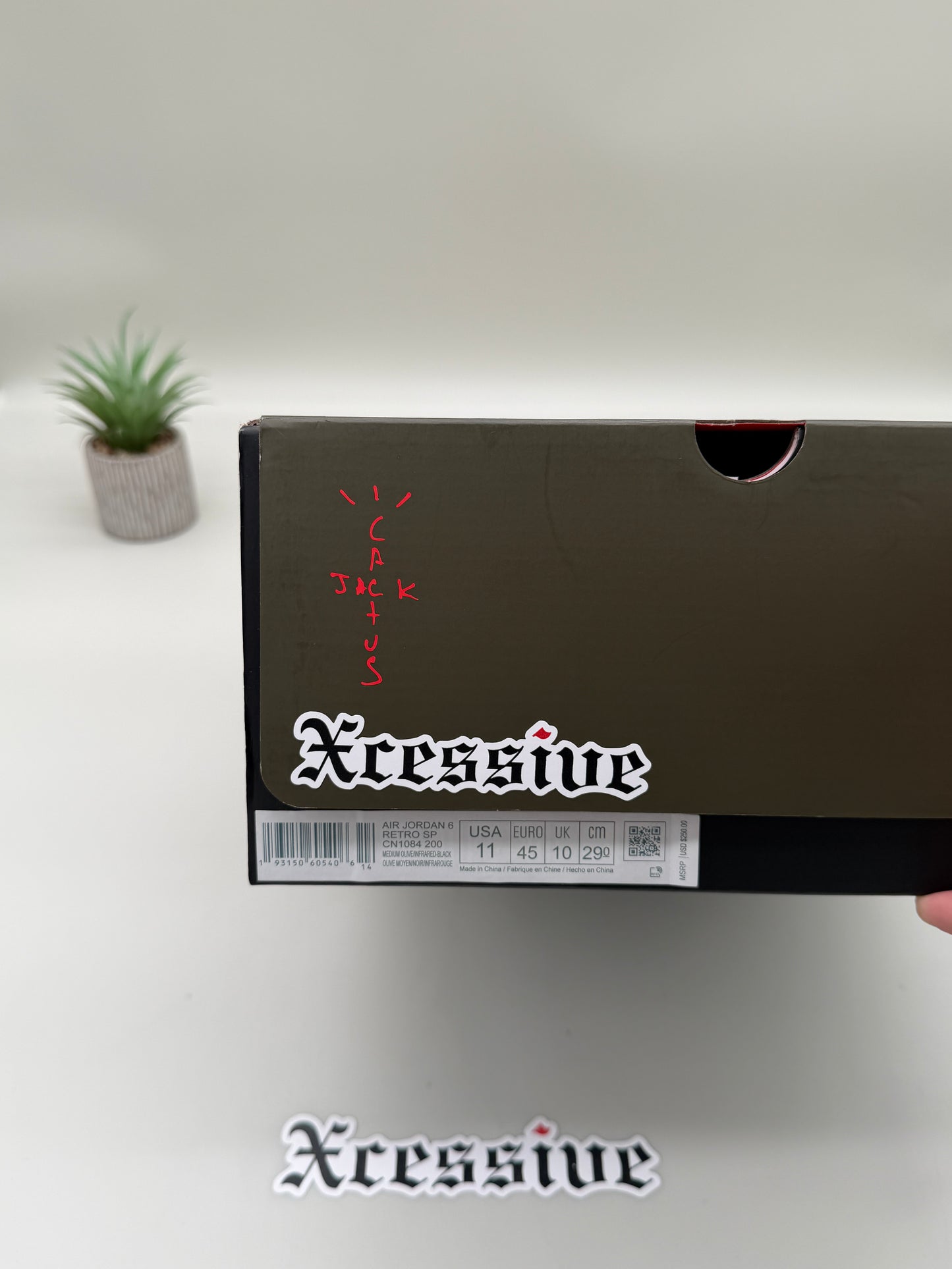 Jordan 6 Travis Scott Olive