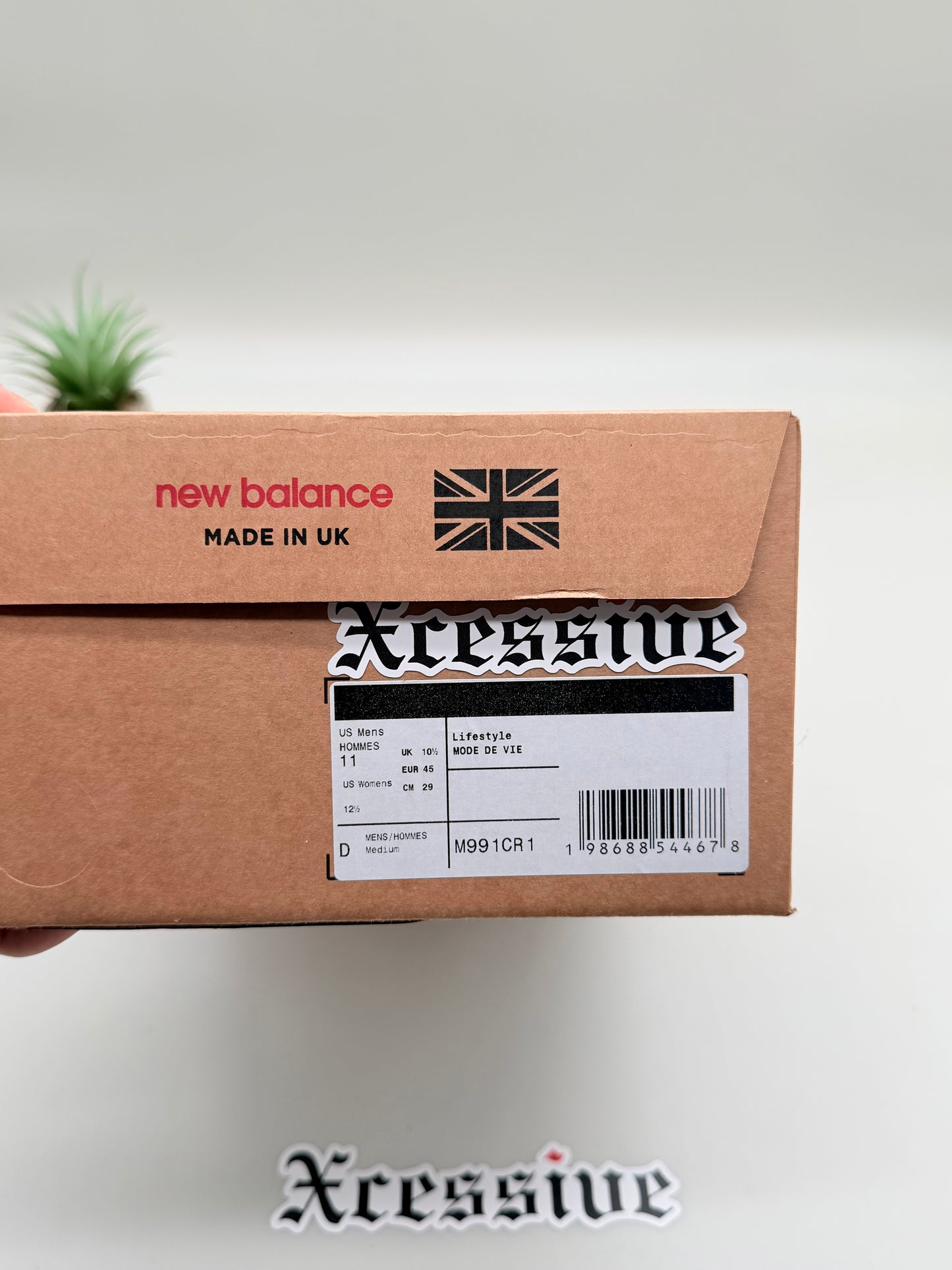 New Balance 991 Oyster Grey Crocodile
