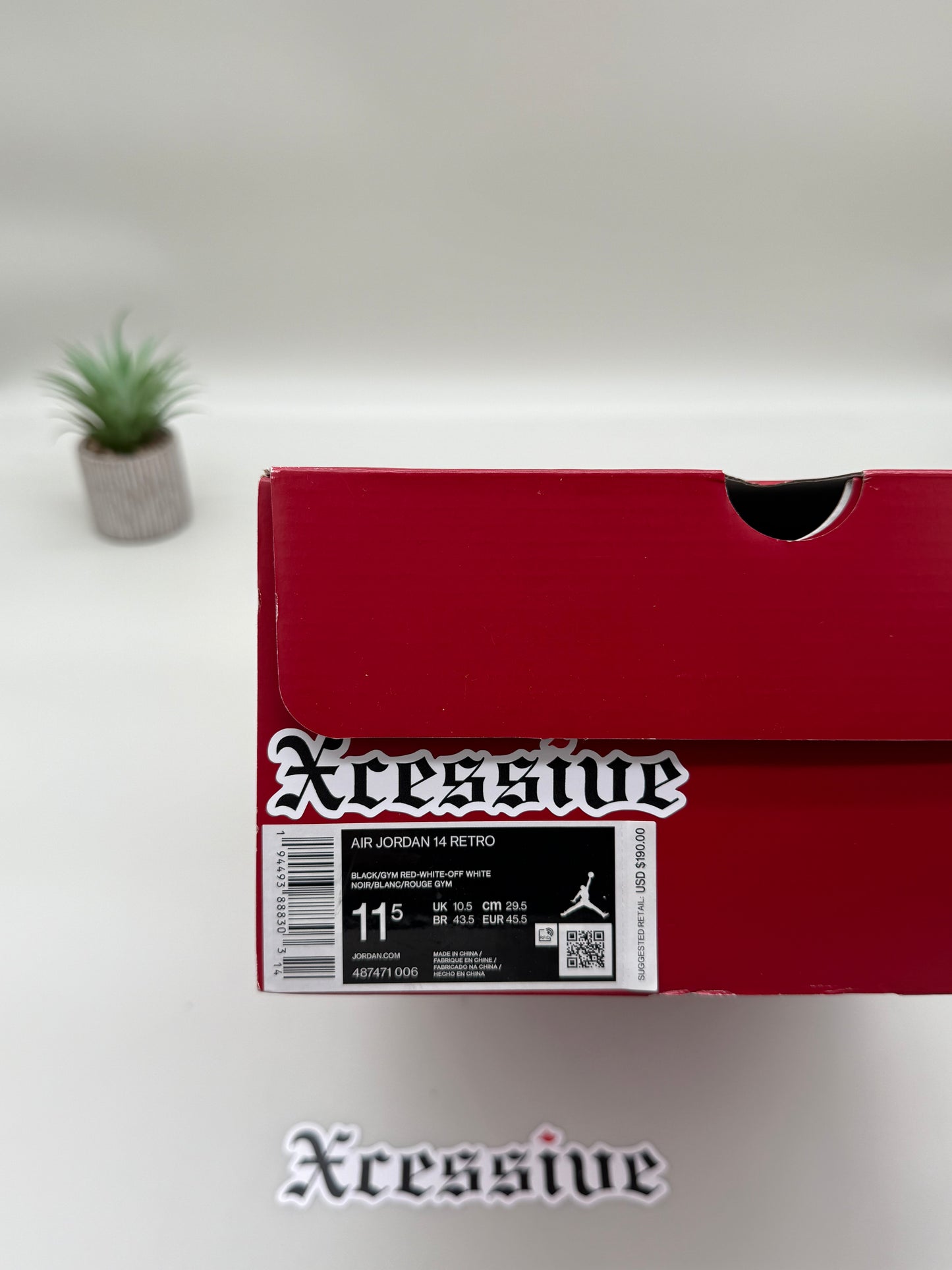 Jordan 14 Gym Red Toro