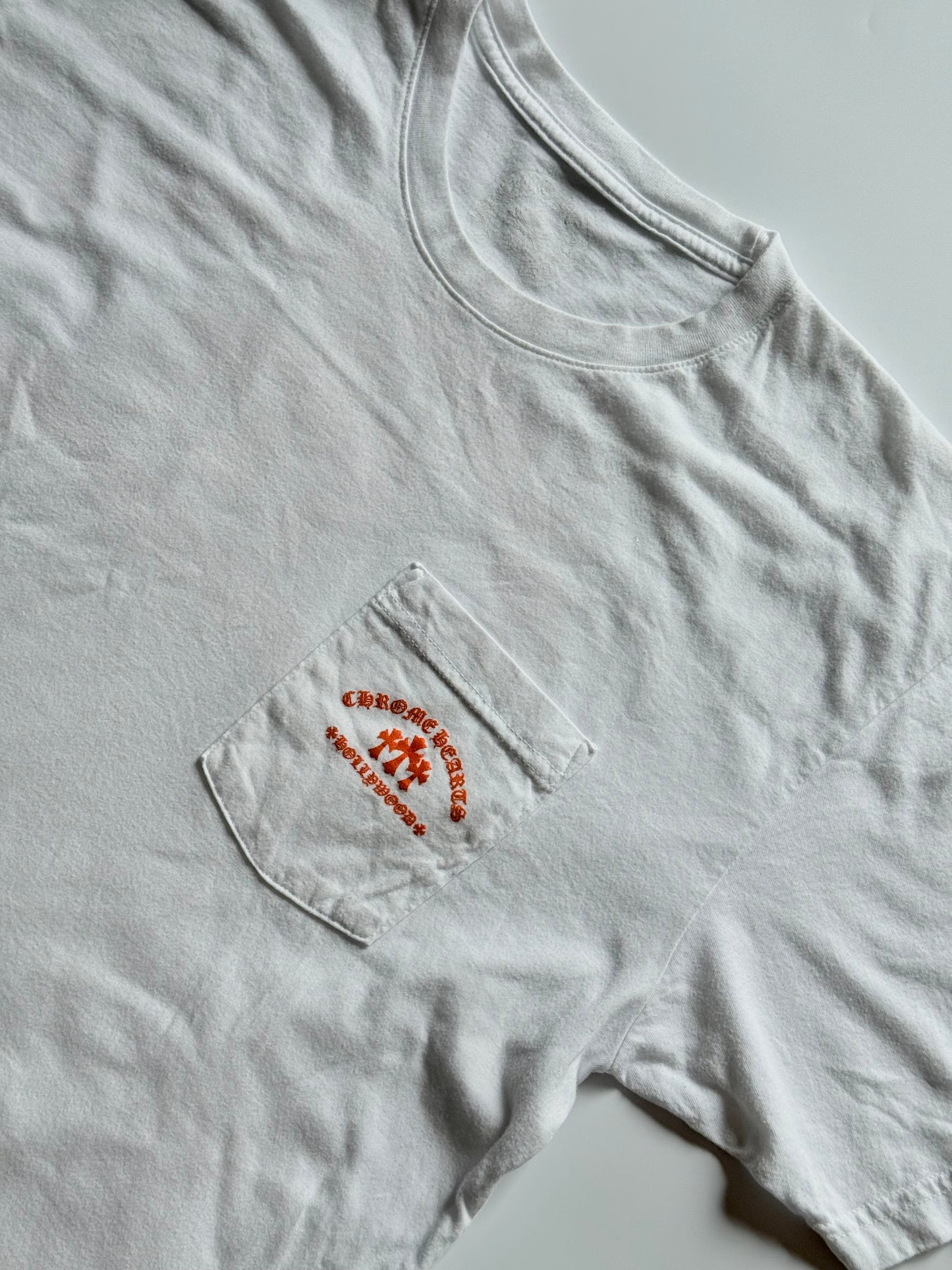 Chrome Hearts Triple Cross Orange/White Tee