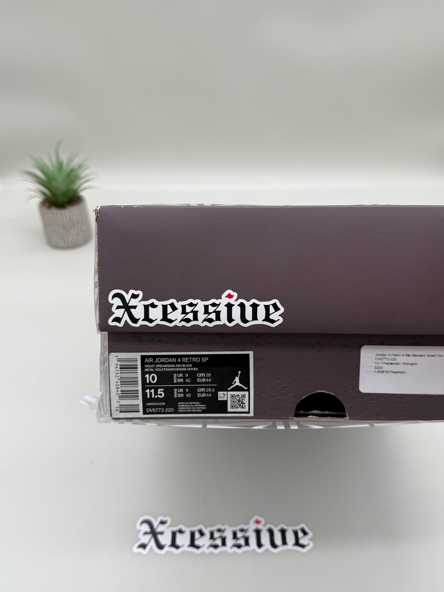 Jordan 4 A Ma Maniére Violet Ore
