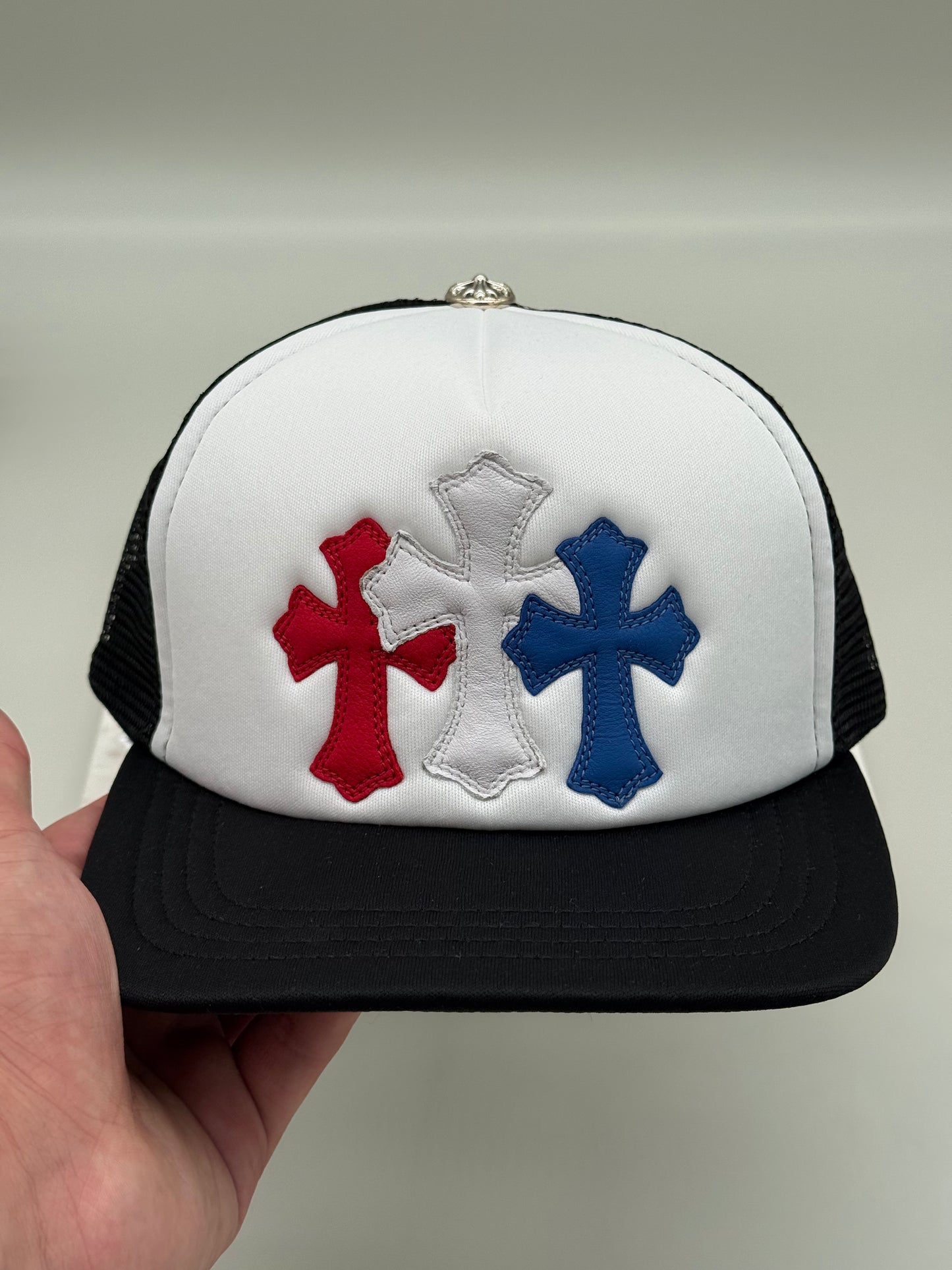 Chrome Hearts 4th of July Triple Cross Trucker Hat
