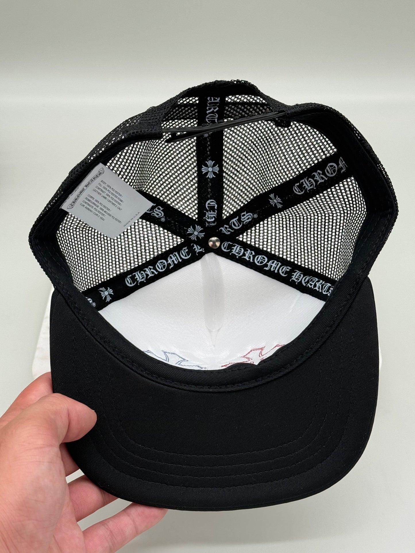 Chrome Hearts 4th of July Triple Cross Trucker Hat
