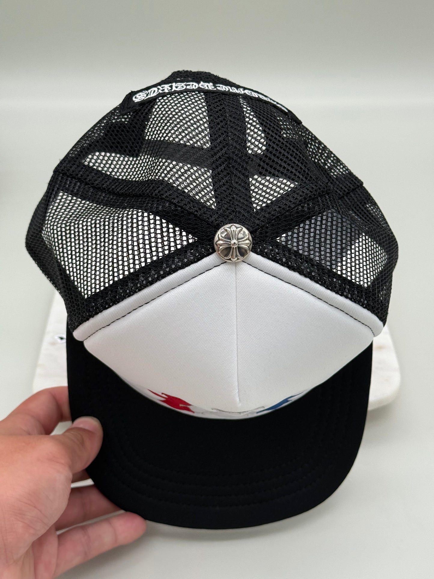 Chrome Hearts 4th of July Triple Cross Trucker Hat
