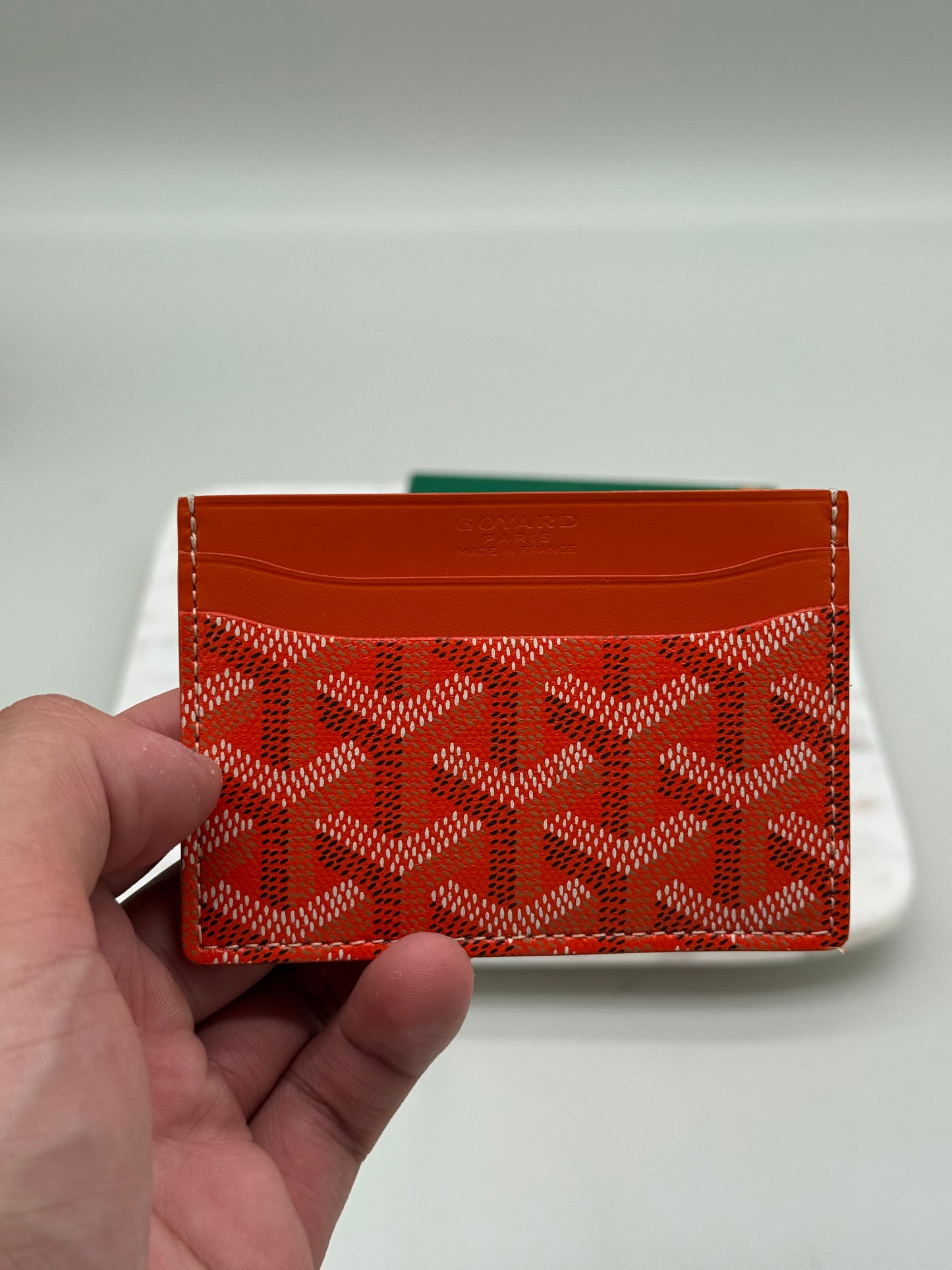 Goyard Saint Sulpice Orange Cardholder