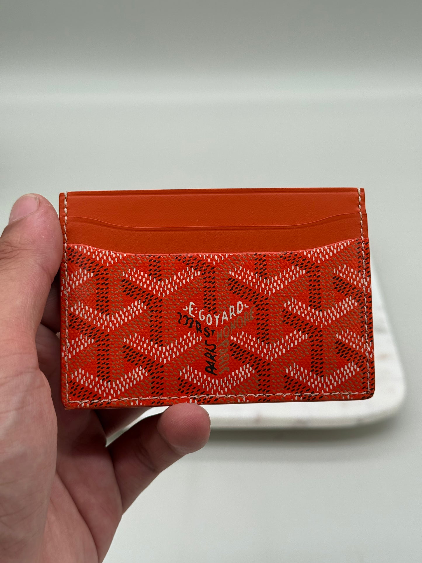 Goyard Saint Sulpice Orange Cardholder