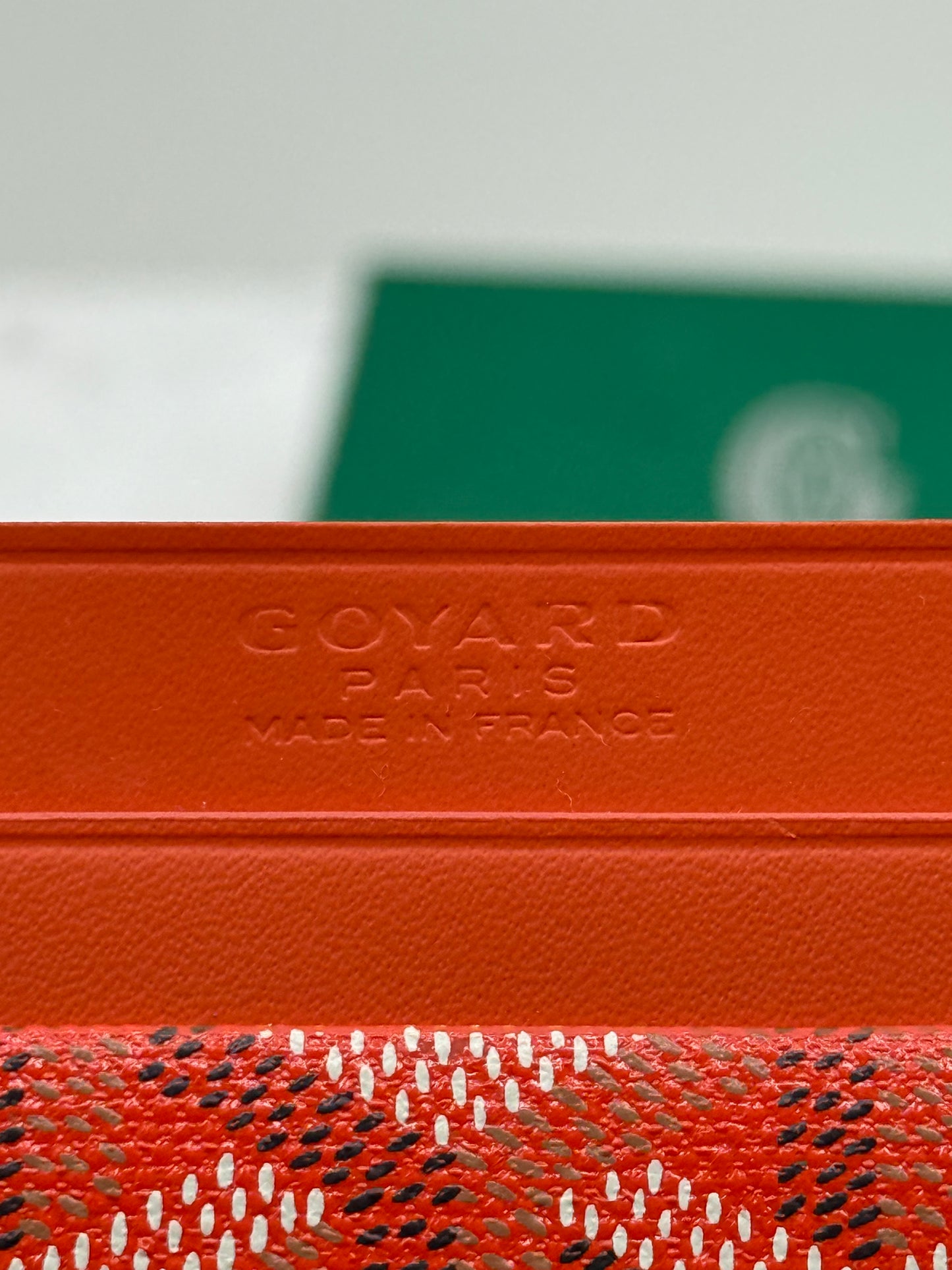Goyard Saint Sulpice Orange Cardholder