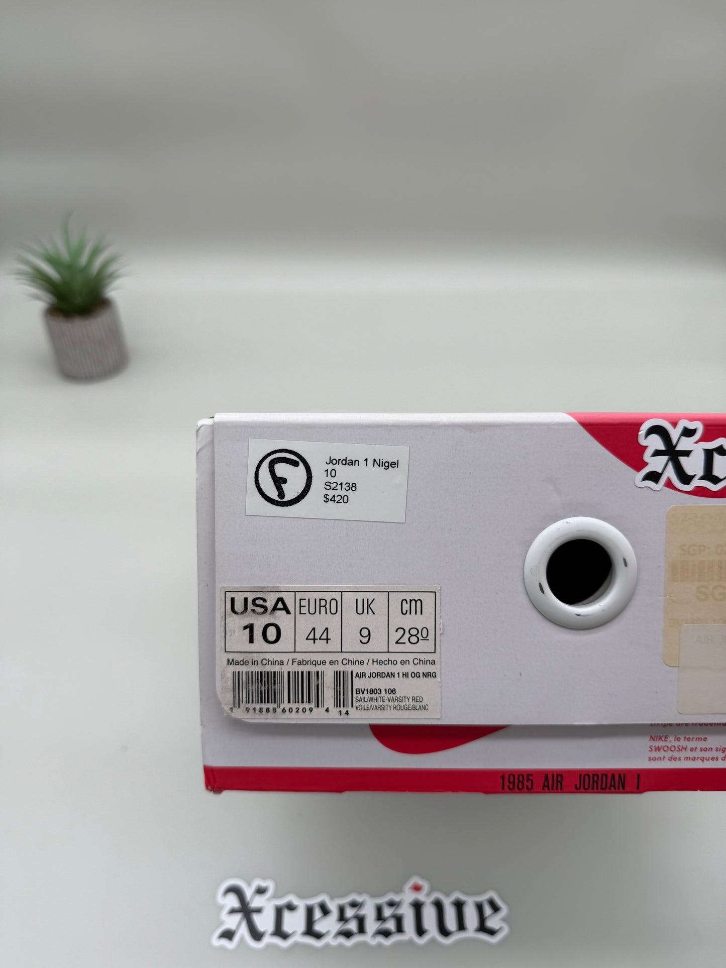 Jordan 1 Nigel Sylvester