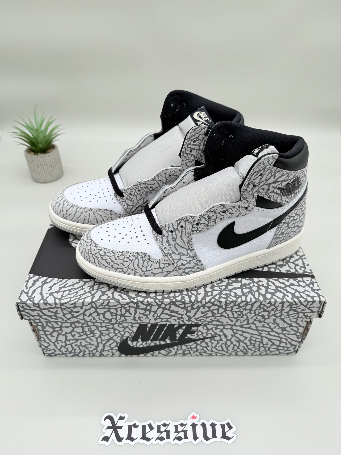 Jordan 1 White Cement