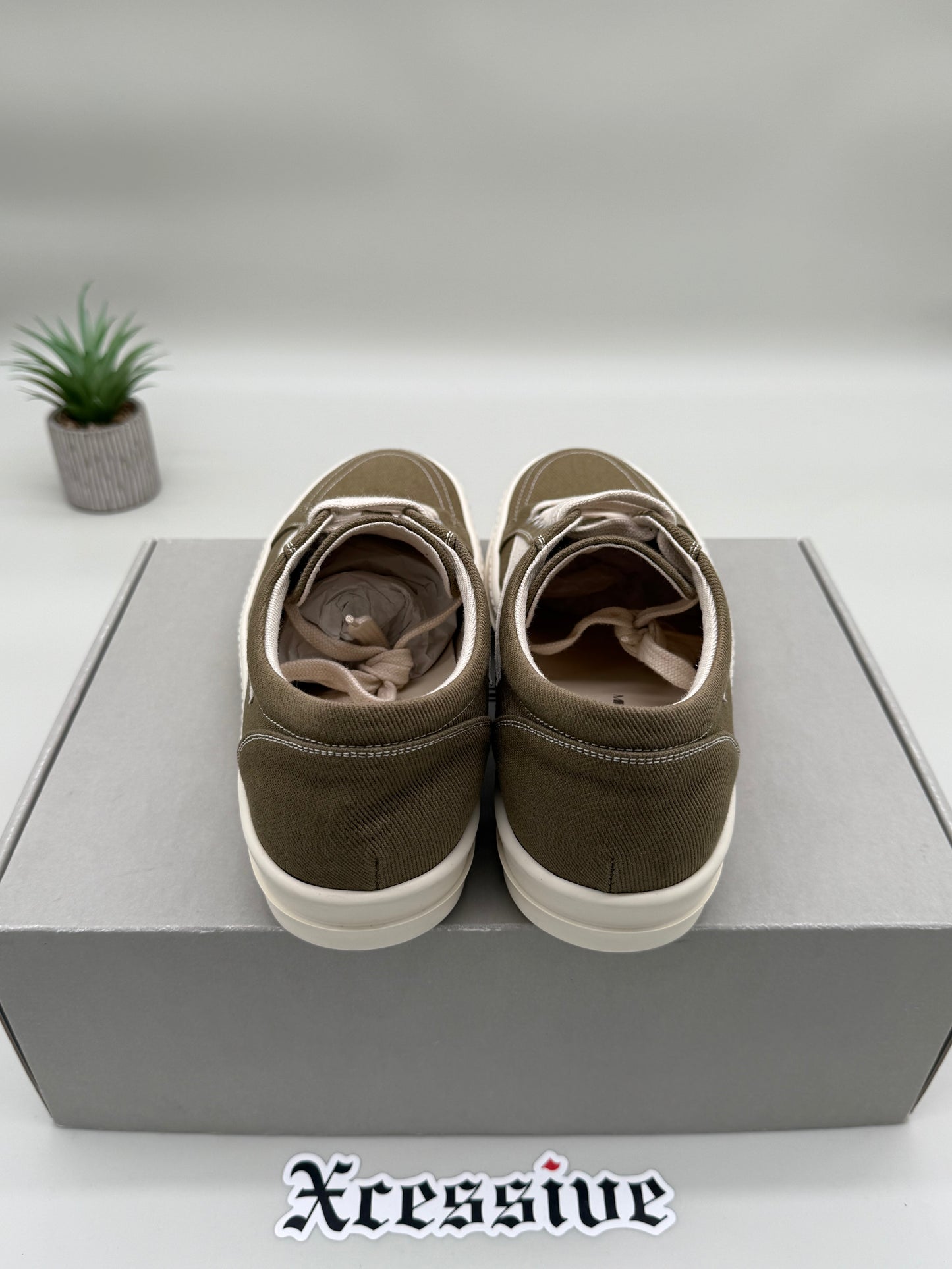 Rick Owens DRKSHDW Vintage Sneaker Pale Green