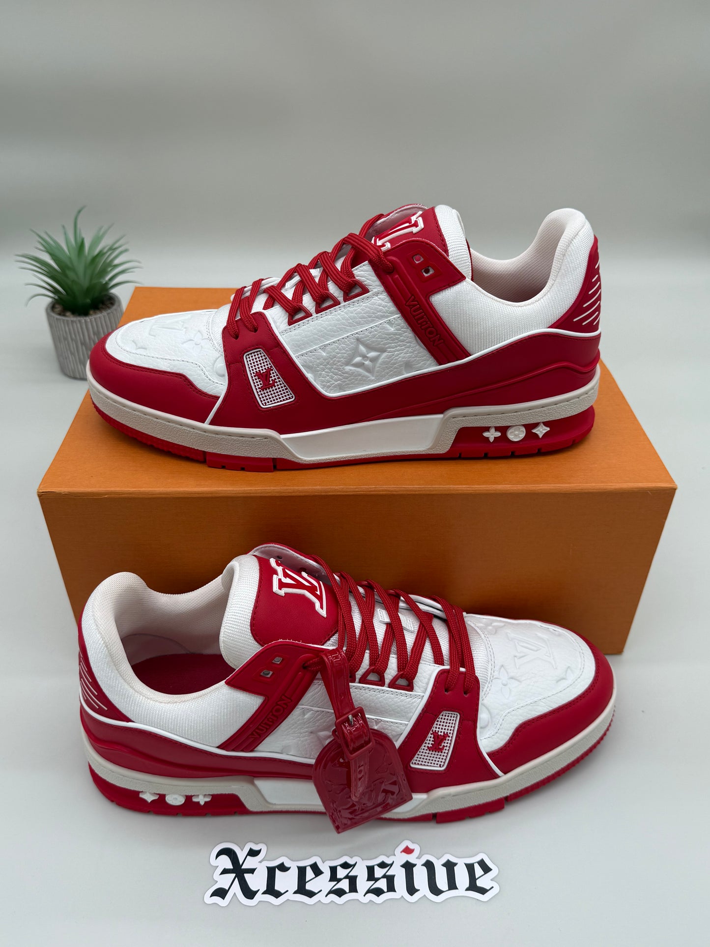 Louis Vuitton Trainer Red
