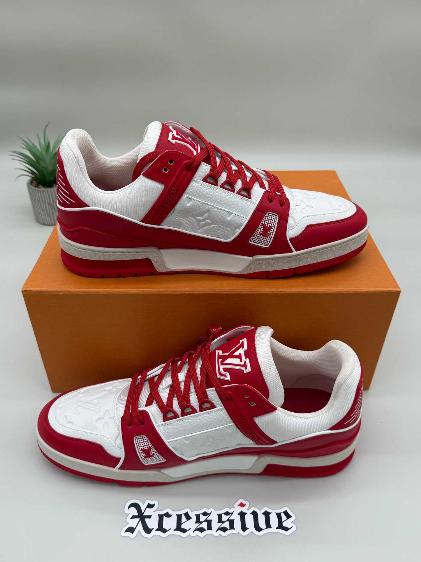 Louis Vuitton Trainer Red